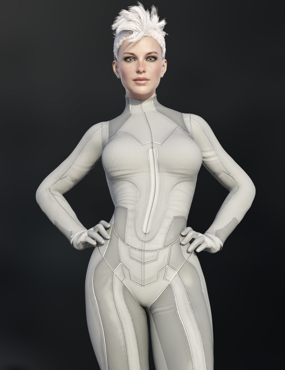 Sci-fi Action Outfit for Genesis 8 Female(s)