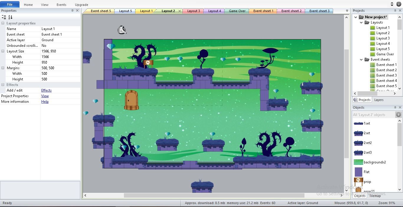 ArtStation - Programming 2D Game ( Construct 2 )