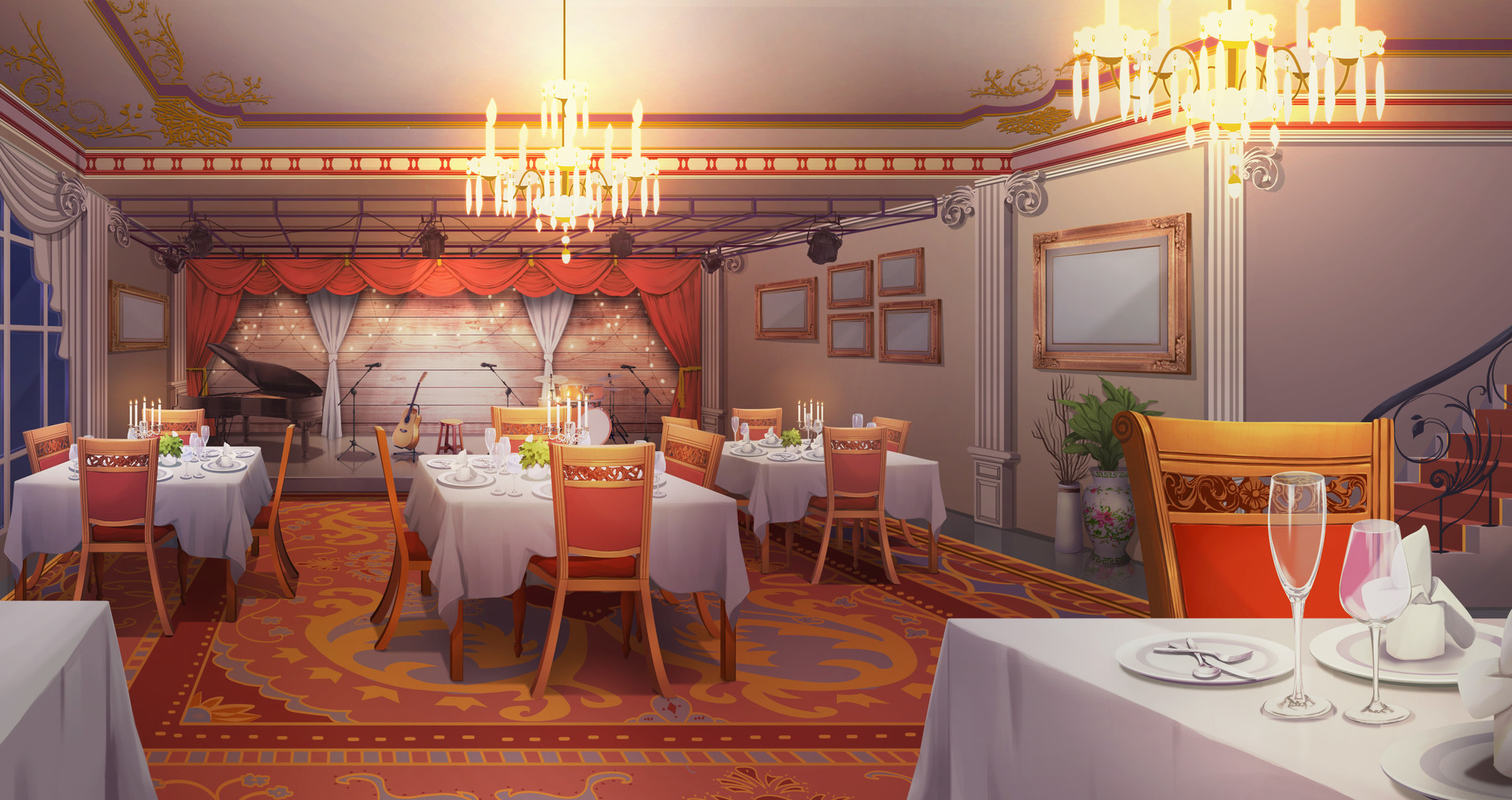 Restaurant background needed for story  Art Resources  Episode Forums