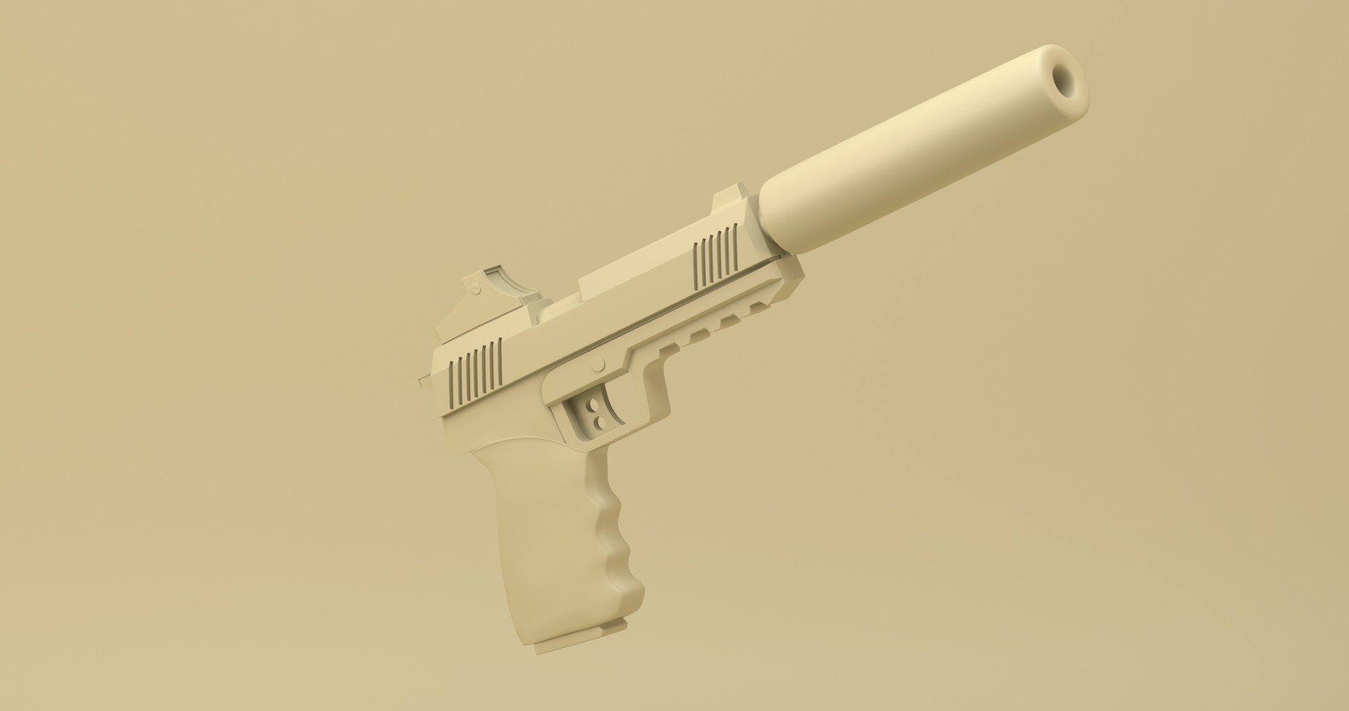 Artstation Suppressed Pistol Fortnite Fan Art Andrea Dura - suppressed pistol fortnite fan art