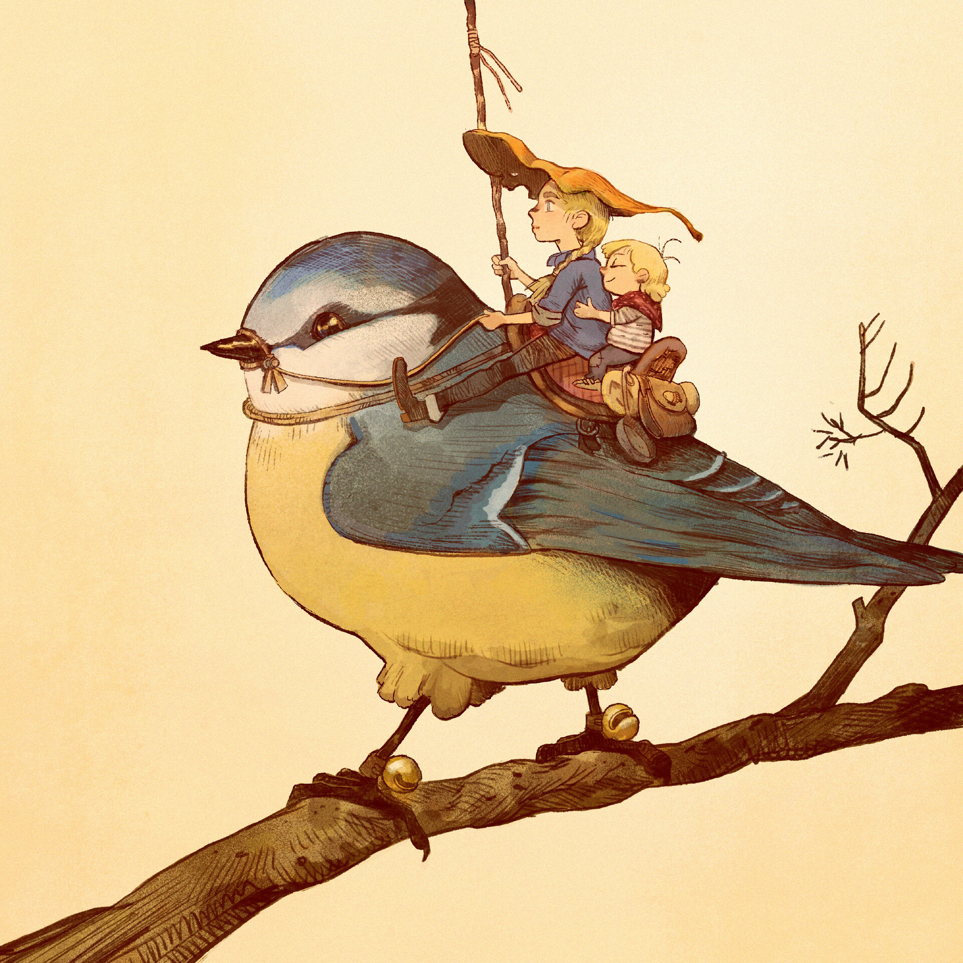 ArtStation Bird riders