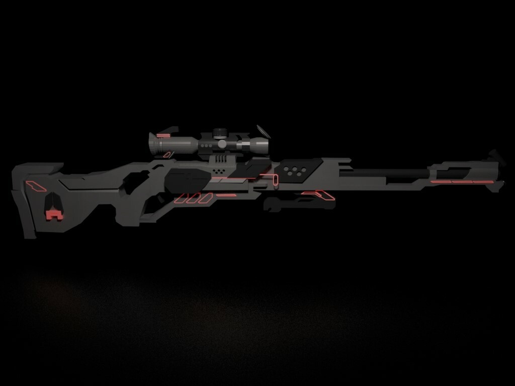 ArtStation - Precisor P50 Sniper Rifle