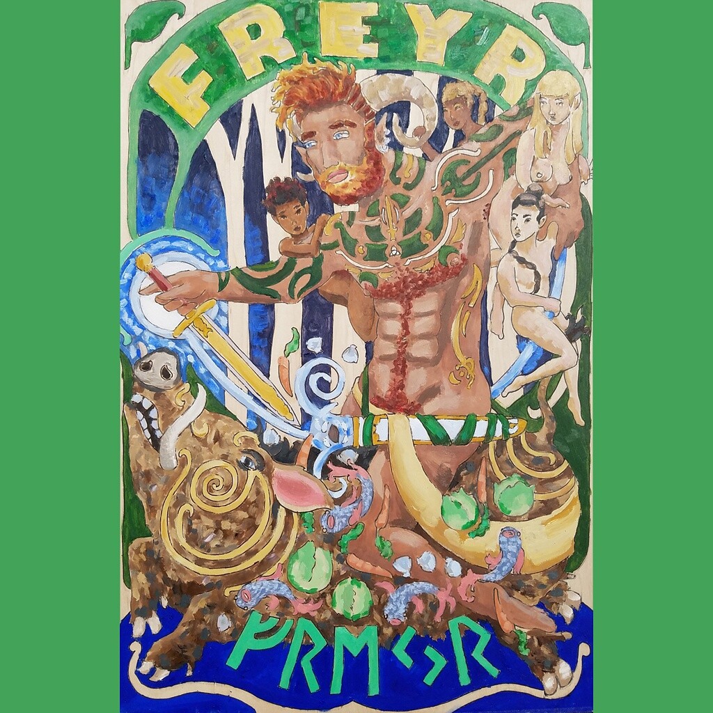 picture Freyr Fantasy Art artstation freyr eric chan