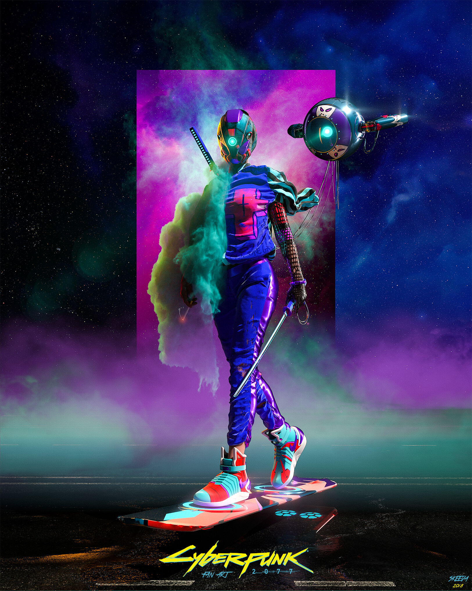 Skeeva Eugene Golovanchuk FASHI CYBERPUNK 2077 EDITION