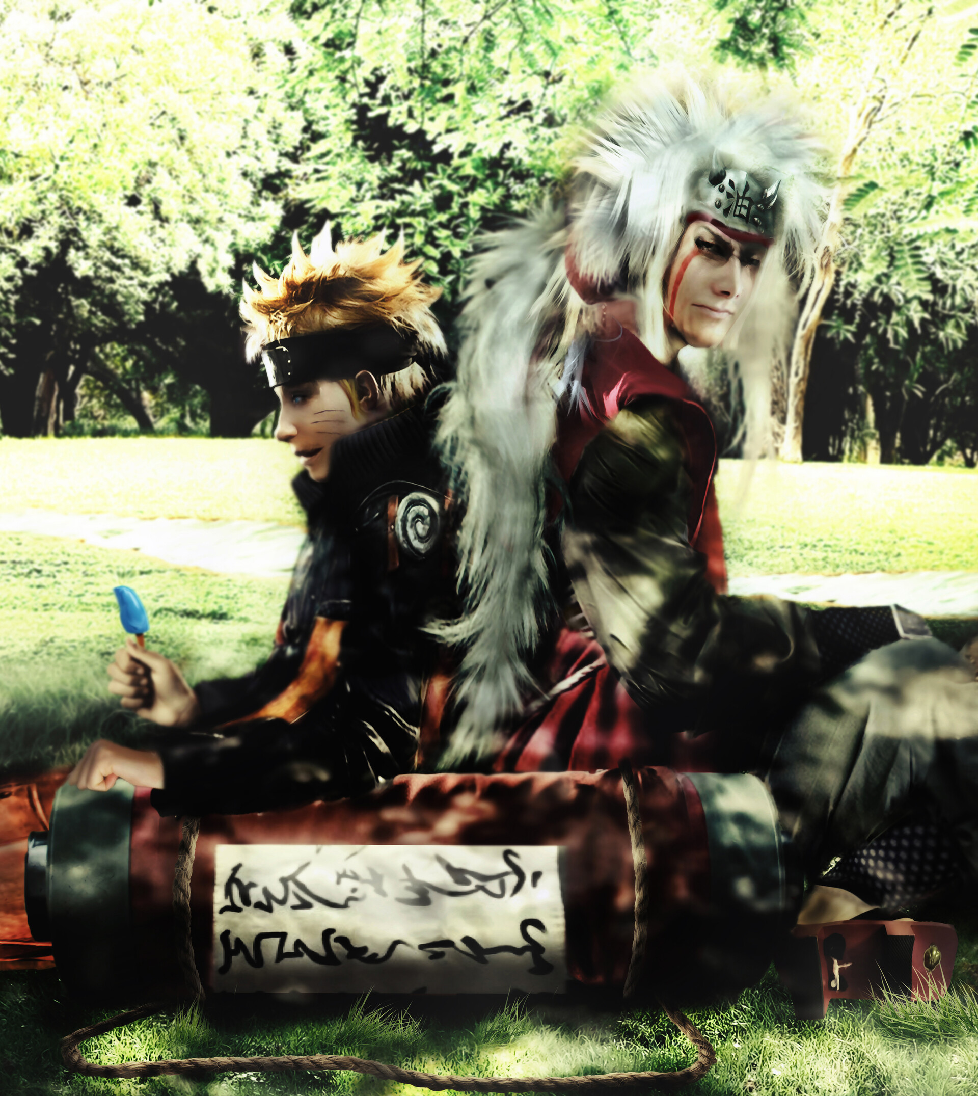 Patrick Belfiore Naruto And Jiraiya Real Life