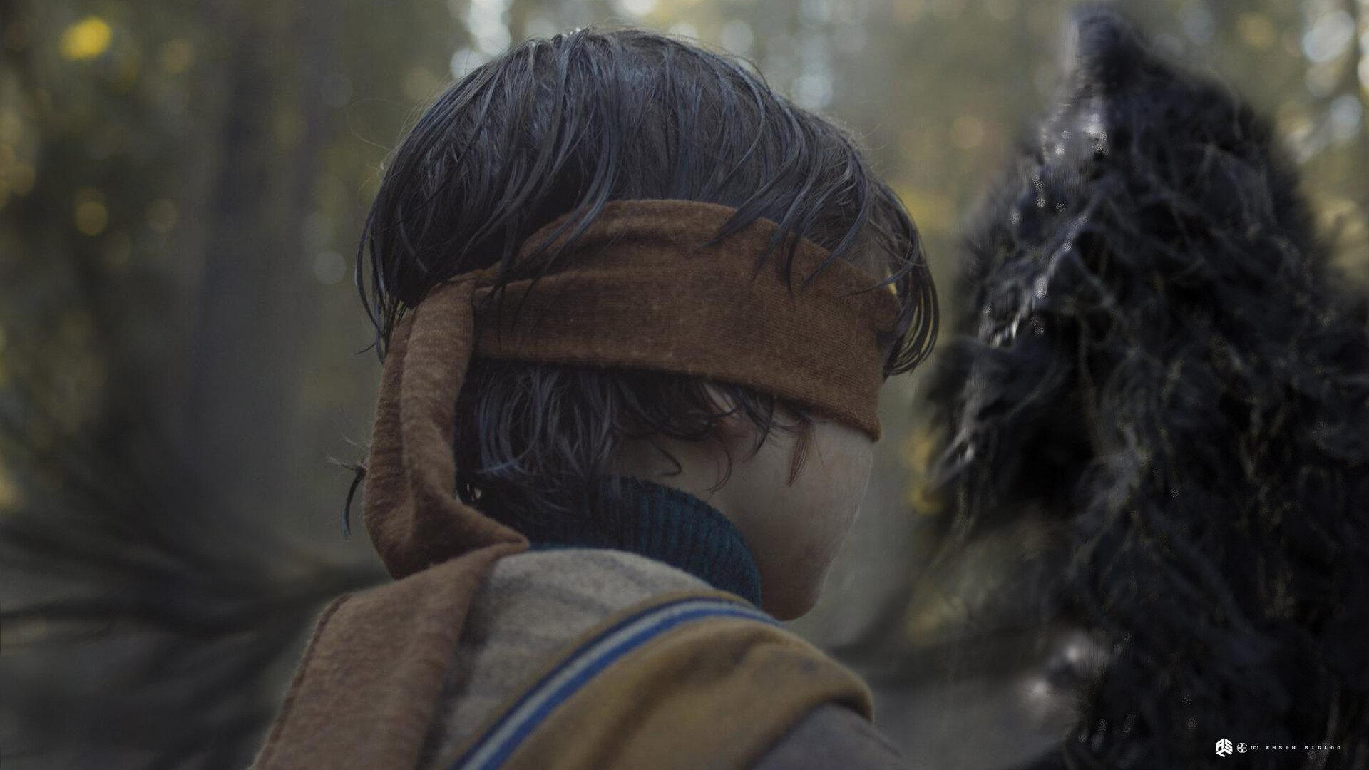 Artstation Bird Box Aaron Sims Creative