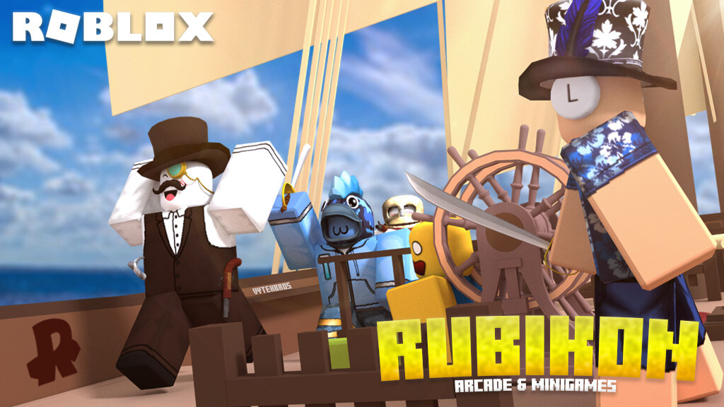 Artstation Rubikon Minigames Thumbnail Vytex Bros - how to make a roblox thumbnail without blender or photoshop