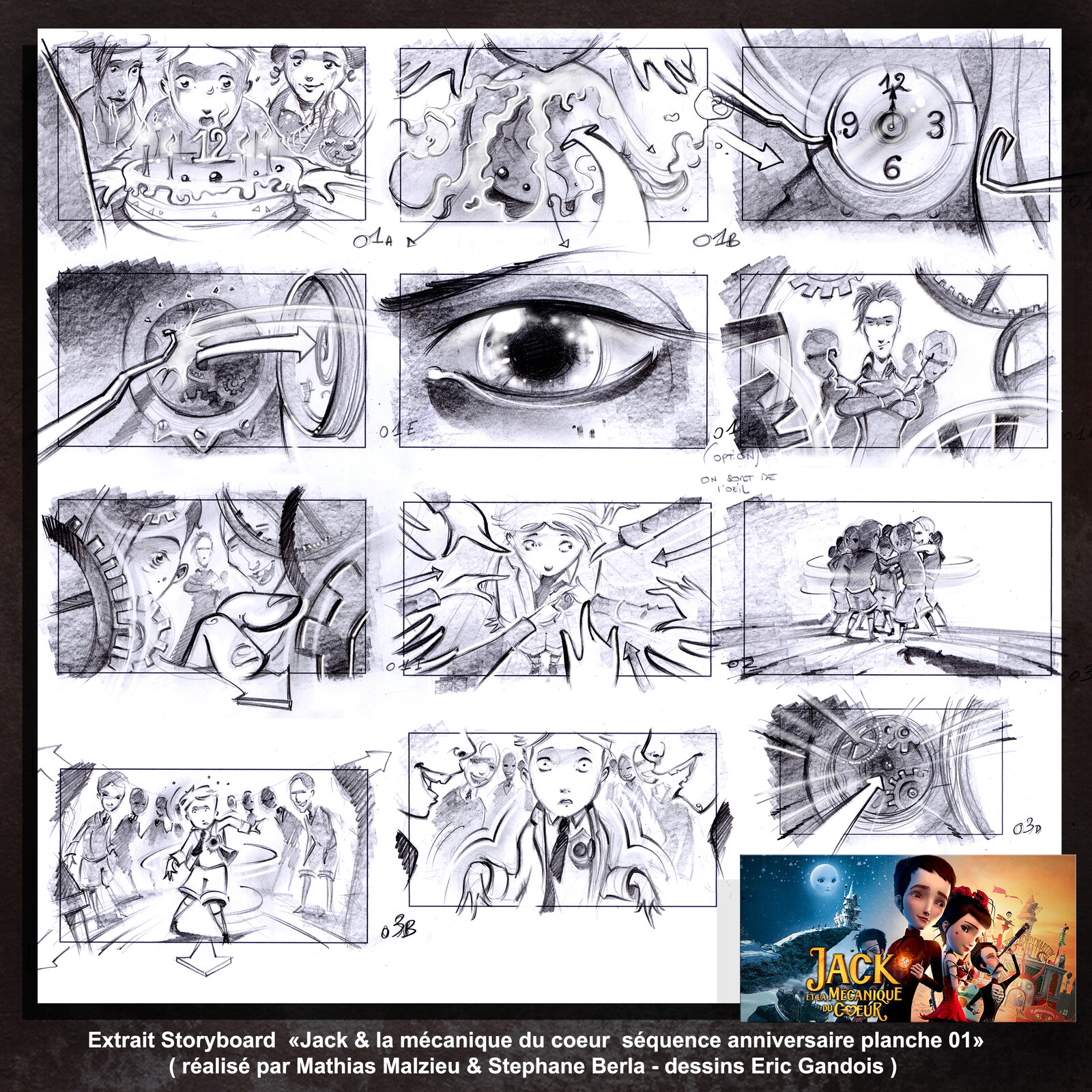 Artstation Storyboard Jack La Mecanqiue Du Coeur Eric Gandois