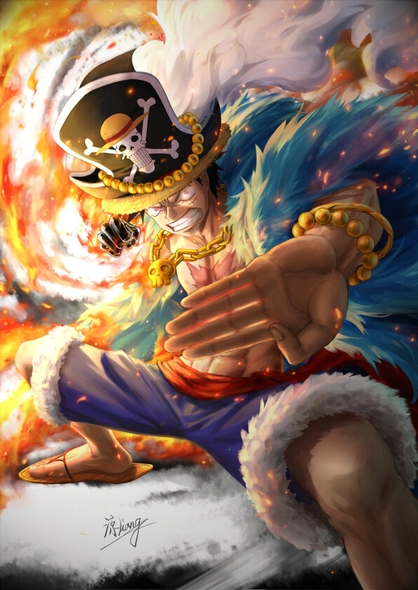 Liang Jian One Piece th 火拳銃luffy