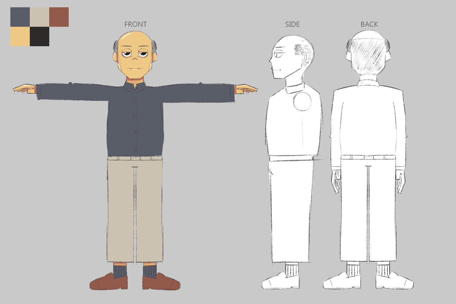 Ice Sarajan Karl S Father Character Design