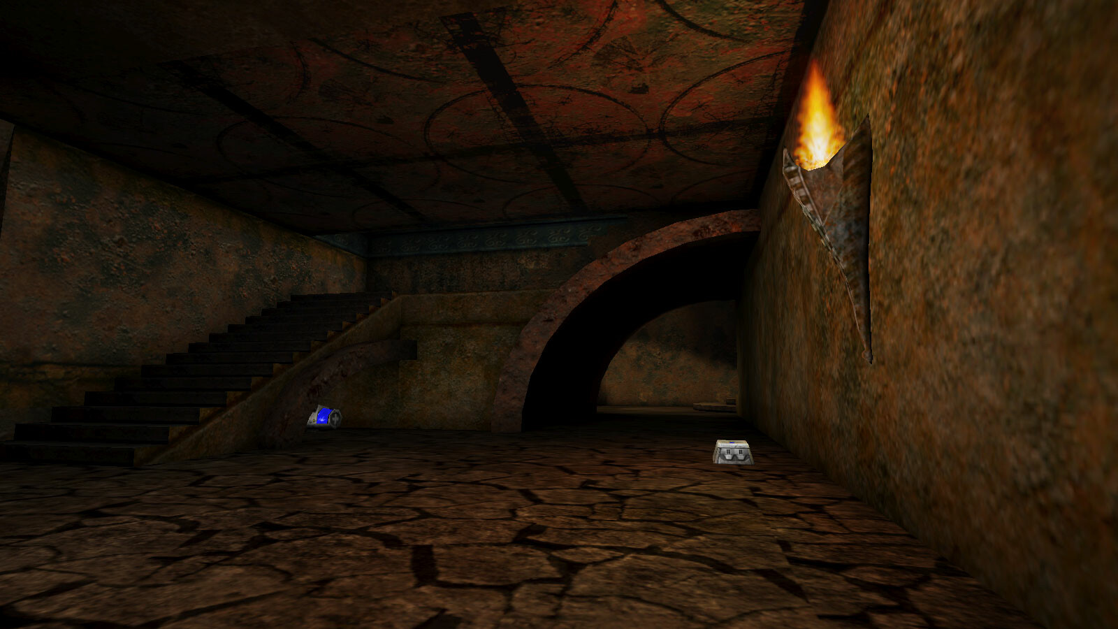 Textures for DM-Flamel, level design by Fleshdance.
