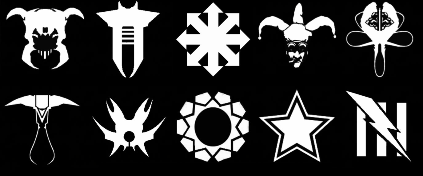 Clan symbols, for use on flags and team textures.