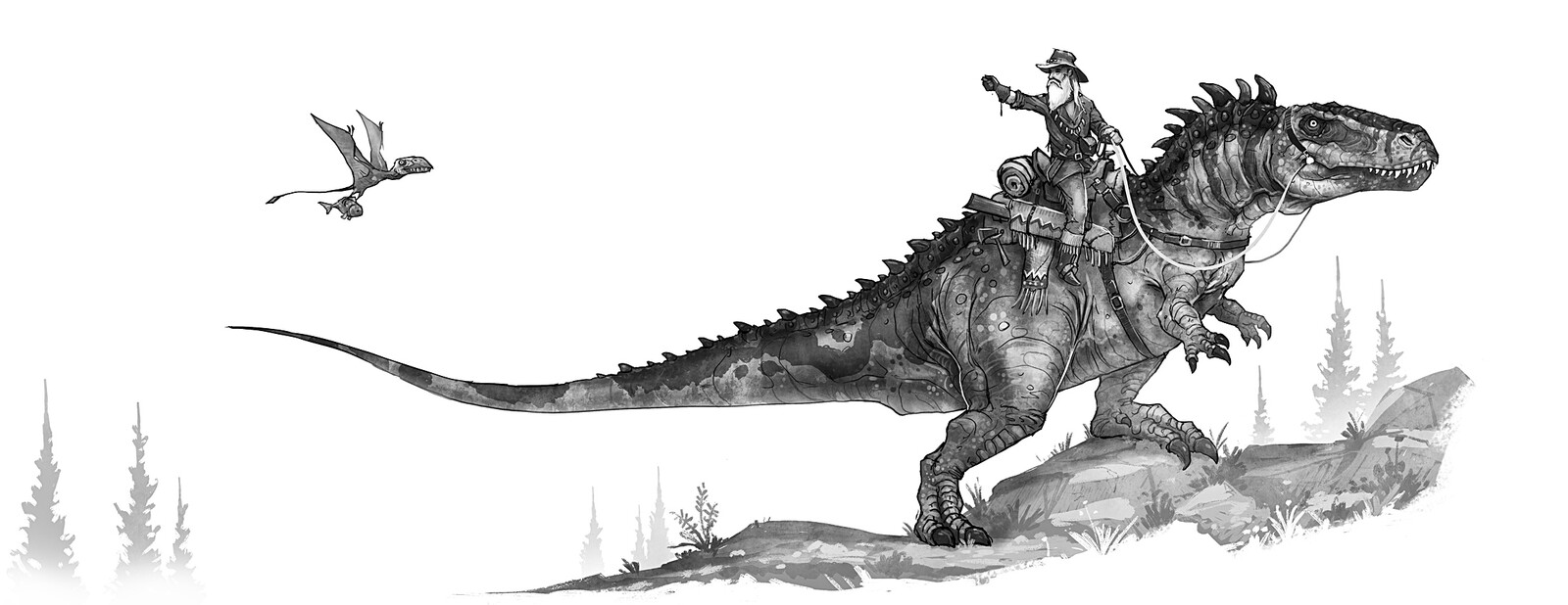 dinosaurs in the wild
