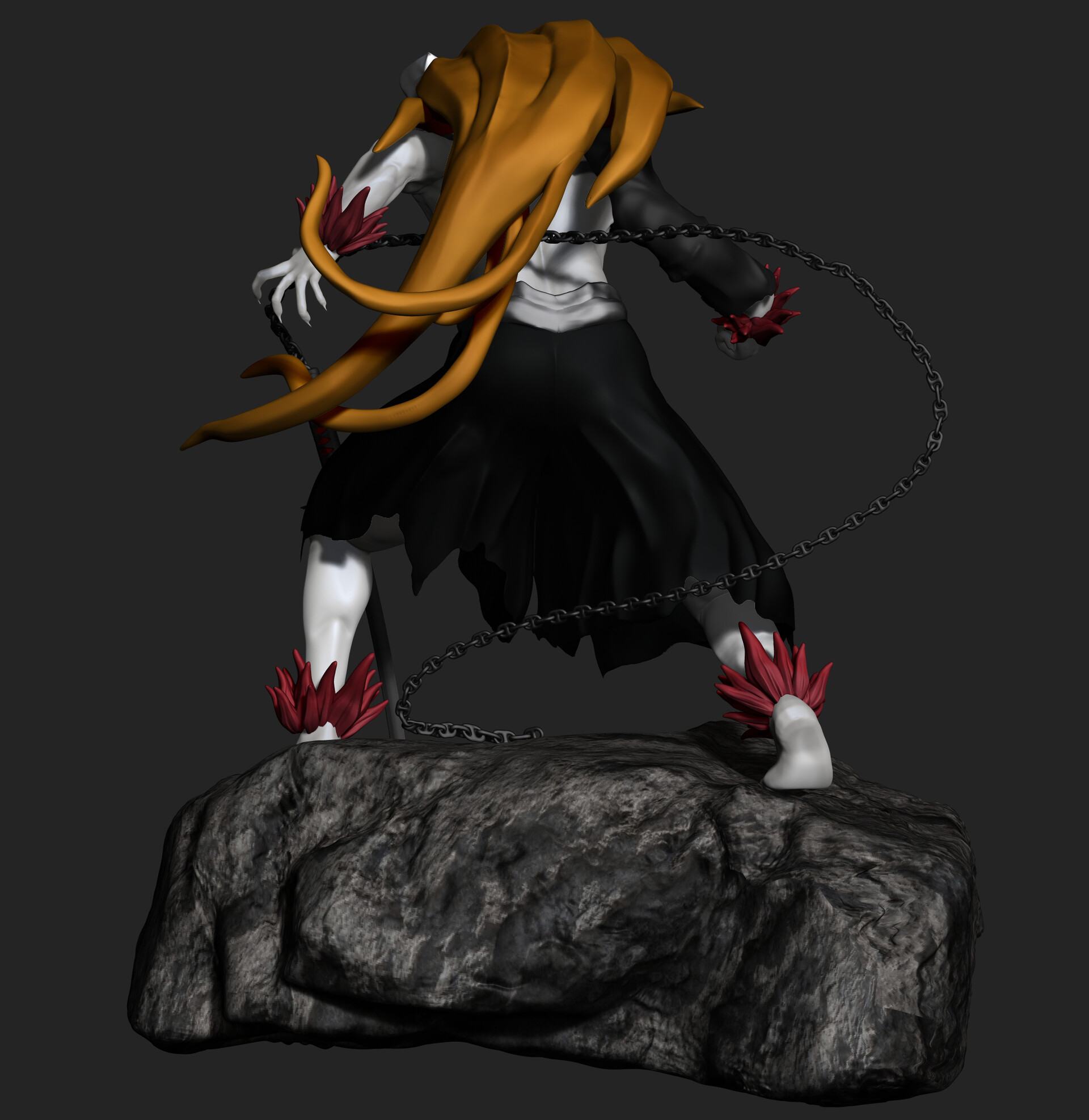 ArtStation - Kurosaki Ichigo - Vasto Lorde Statuette