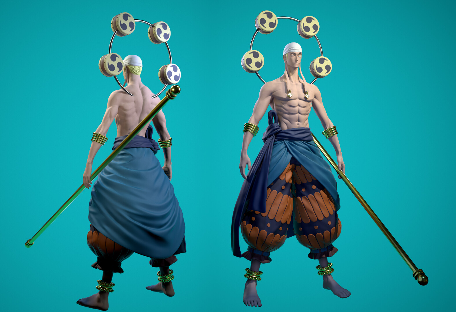 Dohun Lee One Piece God Enel 갓 에넬 エネル