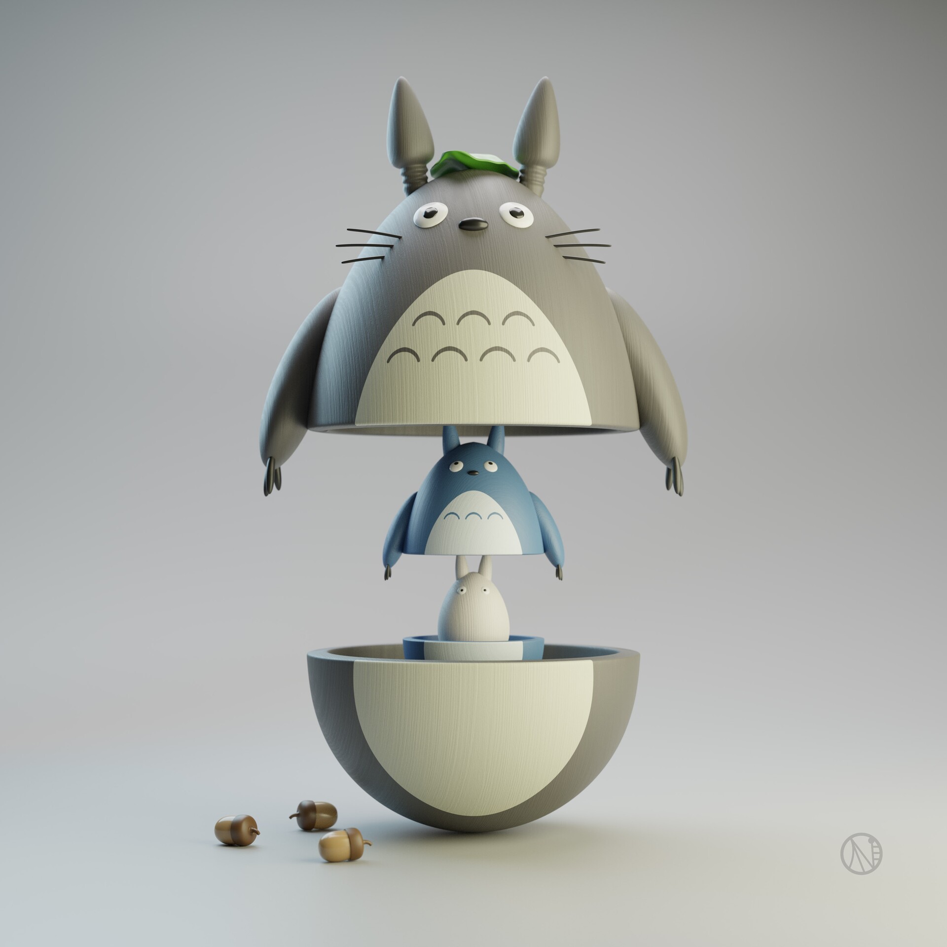 Totoro matryoshka hot sale
