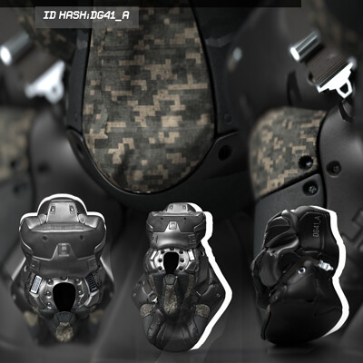 DG41_A - Concept Armor Bust; Shelling/Plates