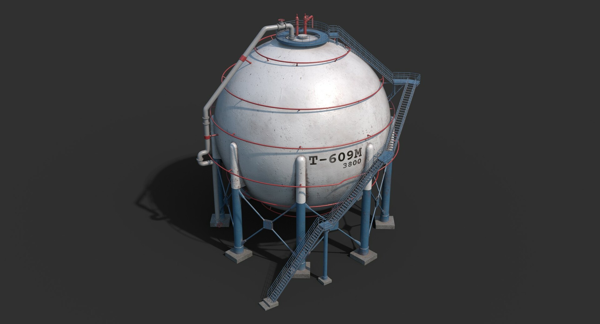 Mechanic 3d Spherical Storage Tank