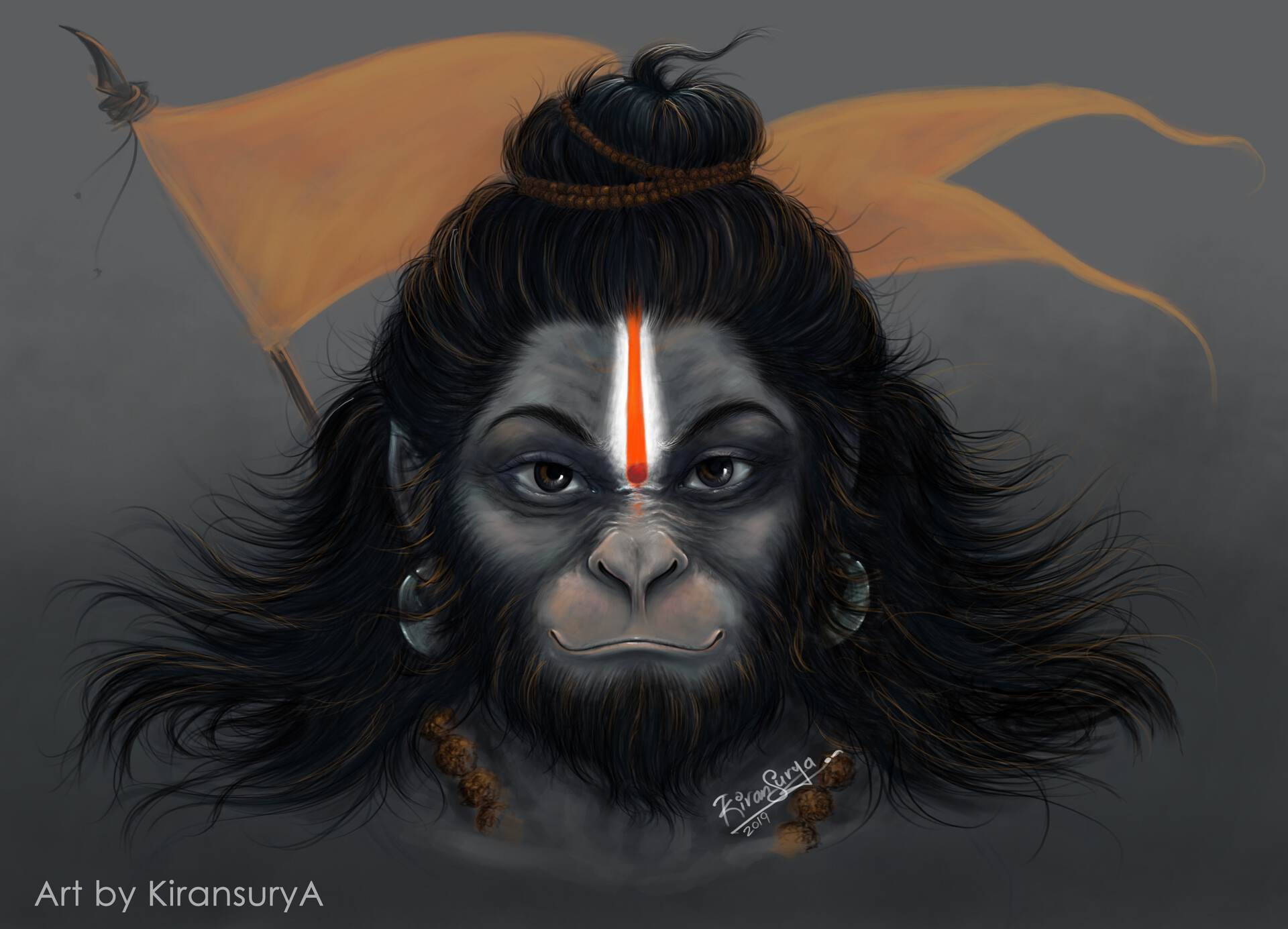 Artstation Hanuman Kiran Surya Still struggling to find out the right shades work in progress of #themother #miraalfassa #art #painting. artstation hanuman kiran surya