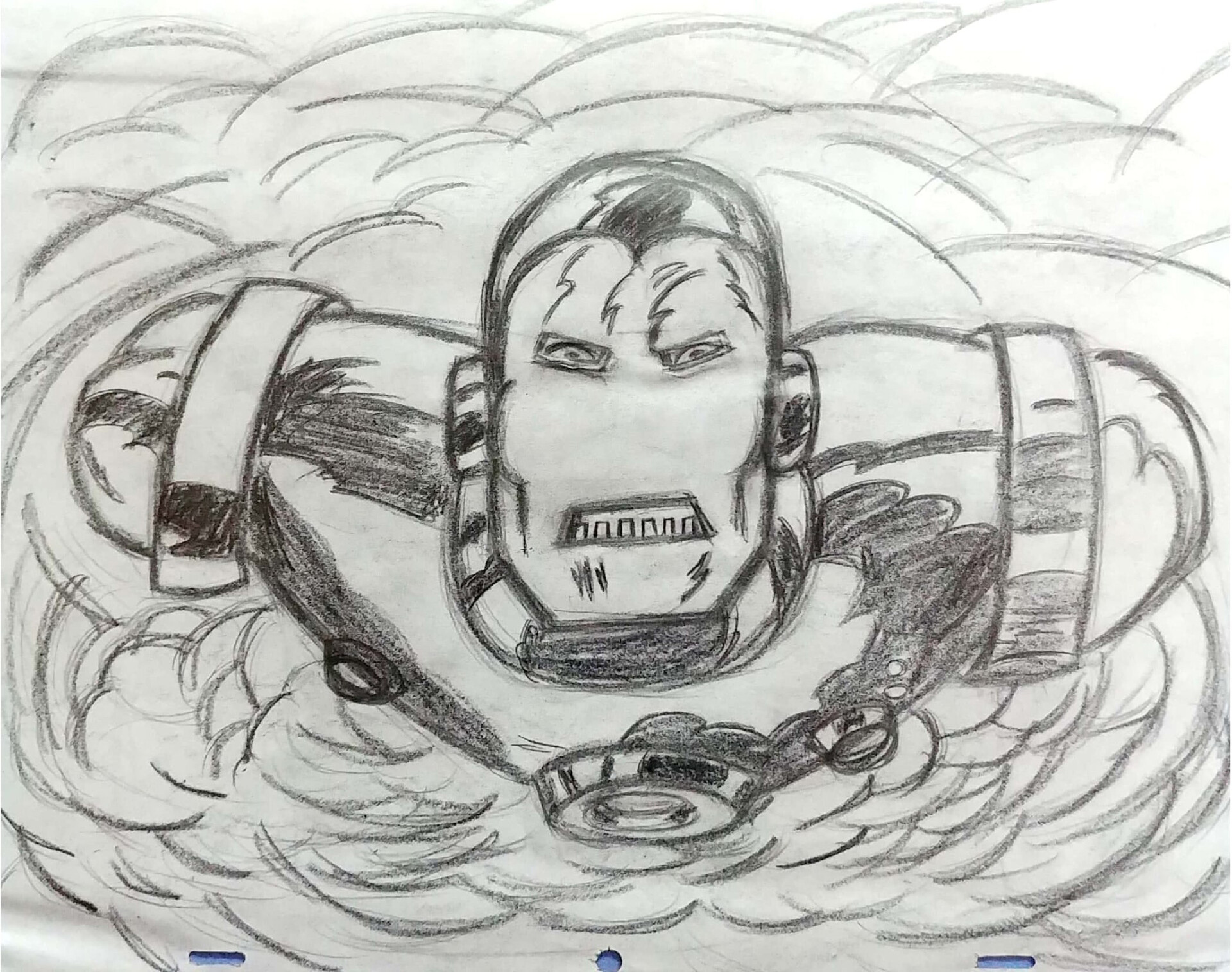 Artstation Iron Man Sketch Agastin Raj