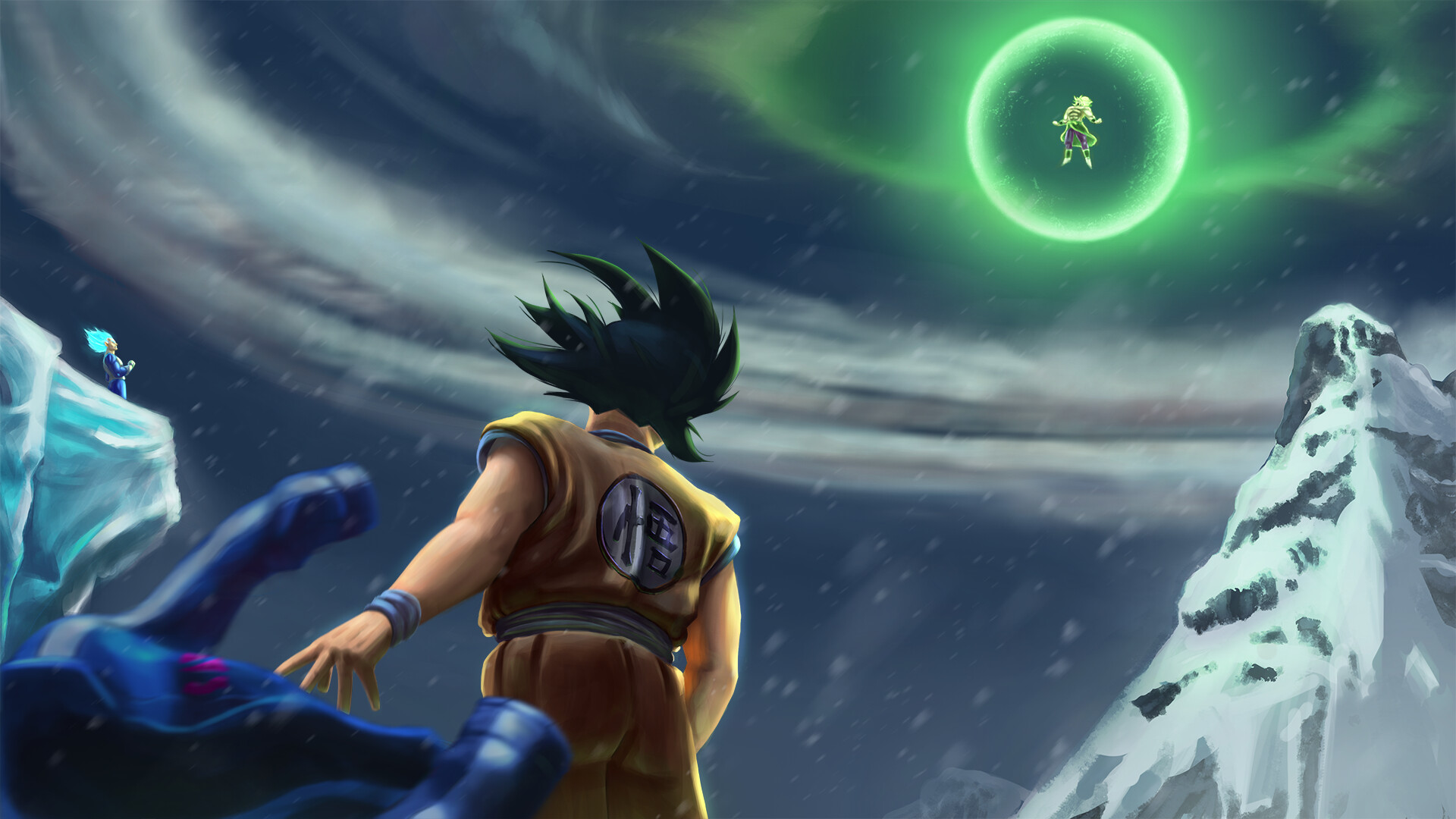 Artstation Dragon Ball Super Broly Fanart Lucas Matos