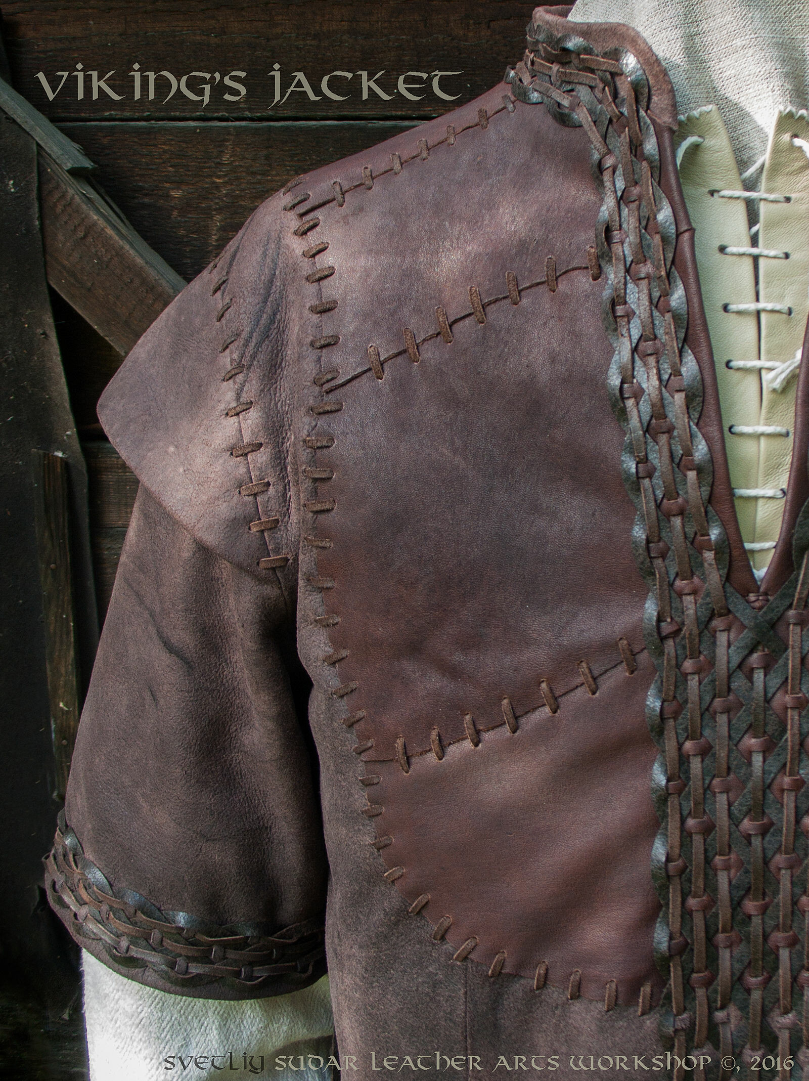 ArtStation - Viking Leather Jacket (inspired Ragnar Lothbrok)