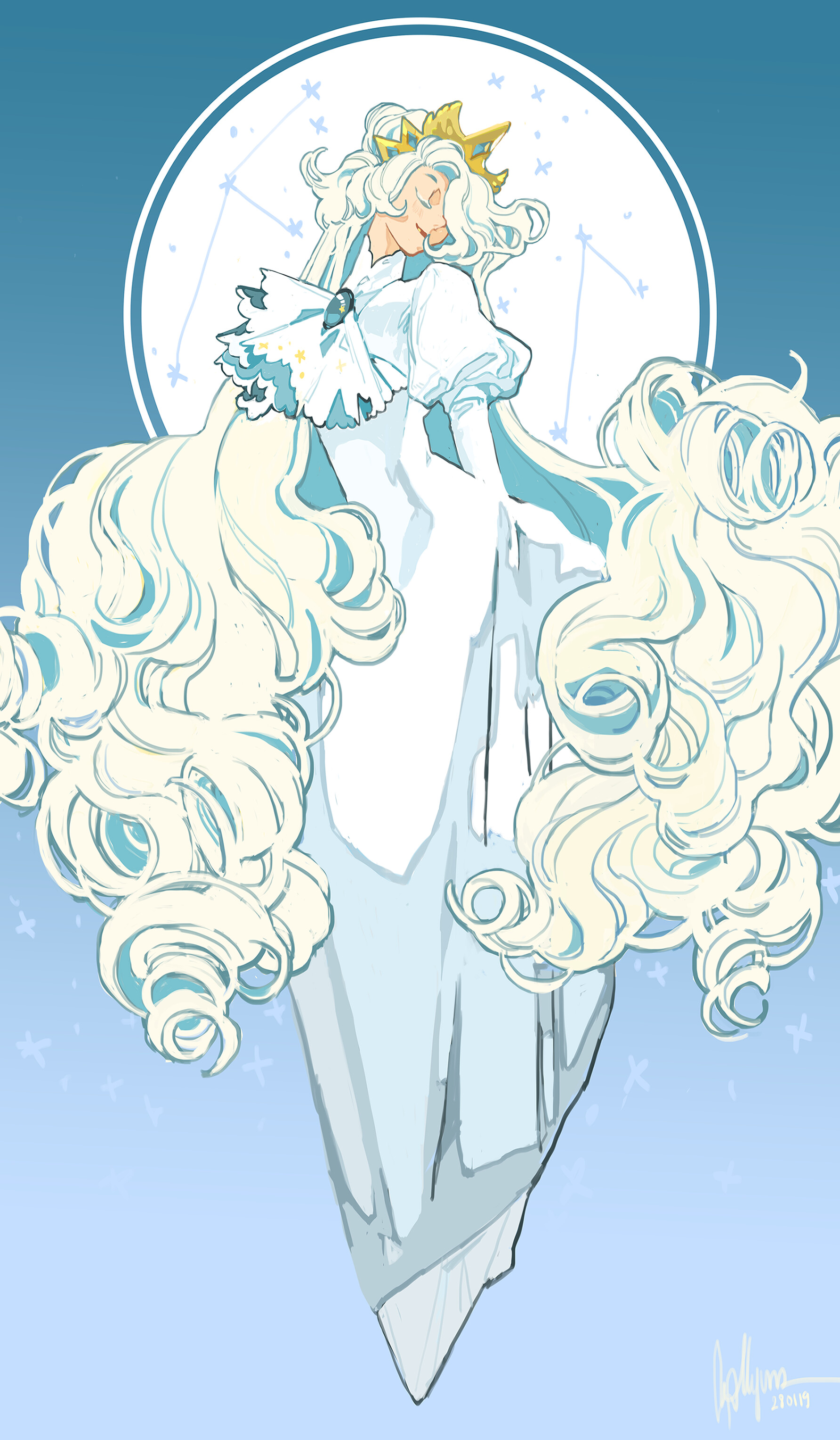 Artstation Full Moon Hạnh Ng