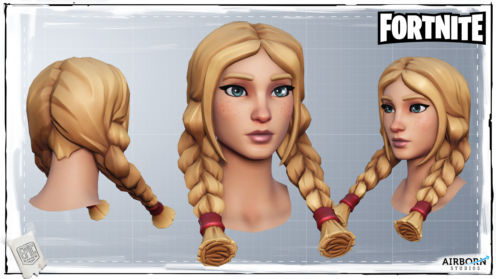 scroll to see more - fortnite heidi thumbnail