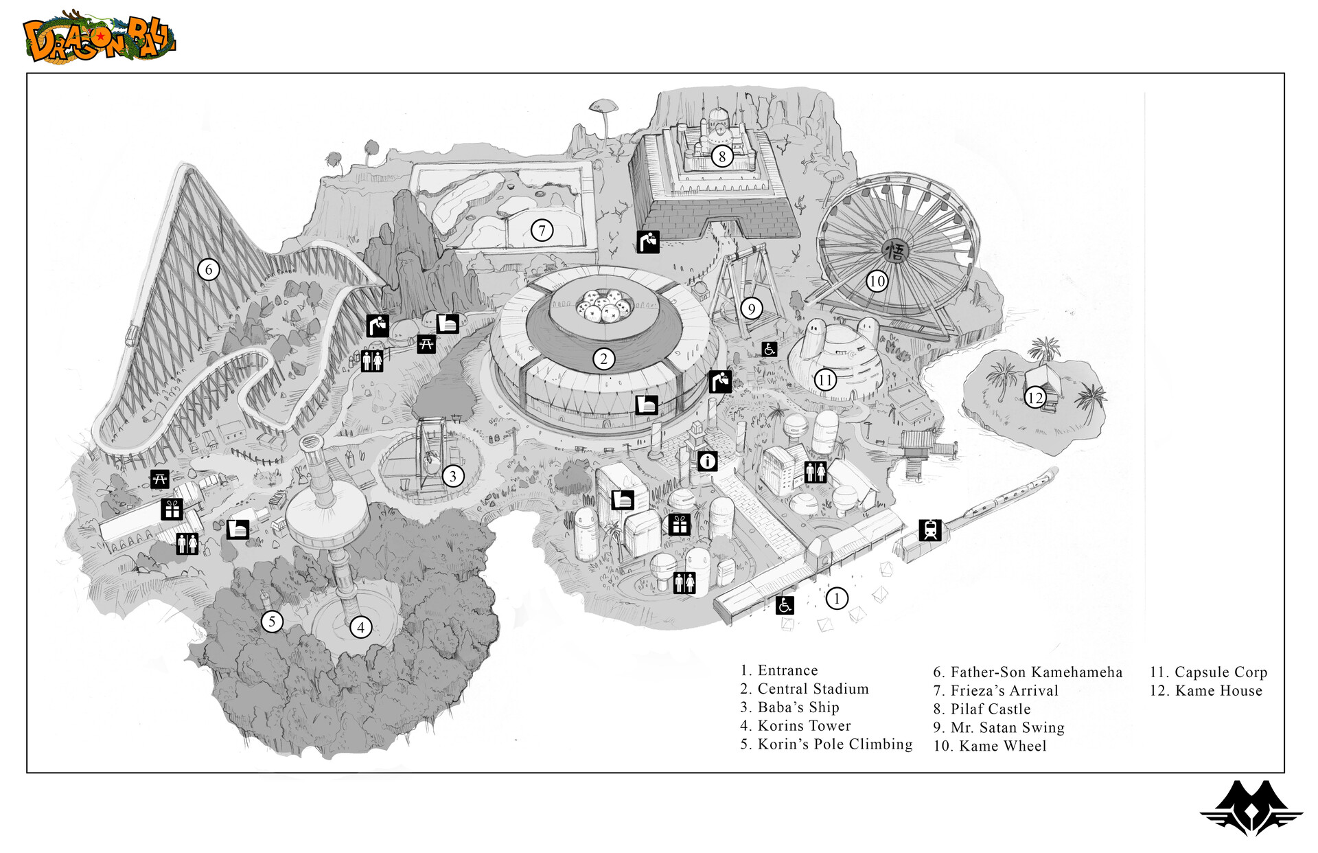 Artstation Dragon Ball Theme Park Matt Han