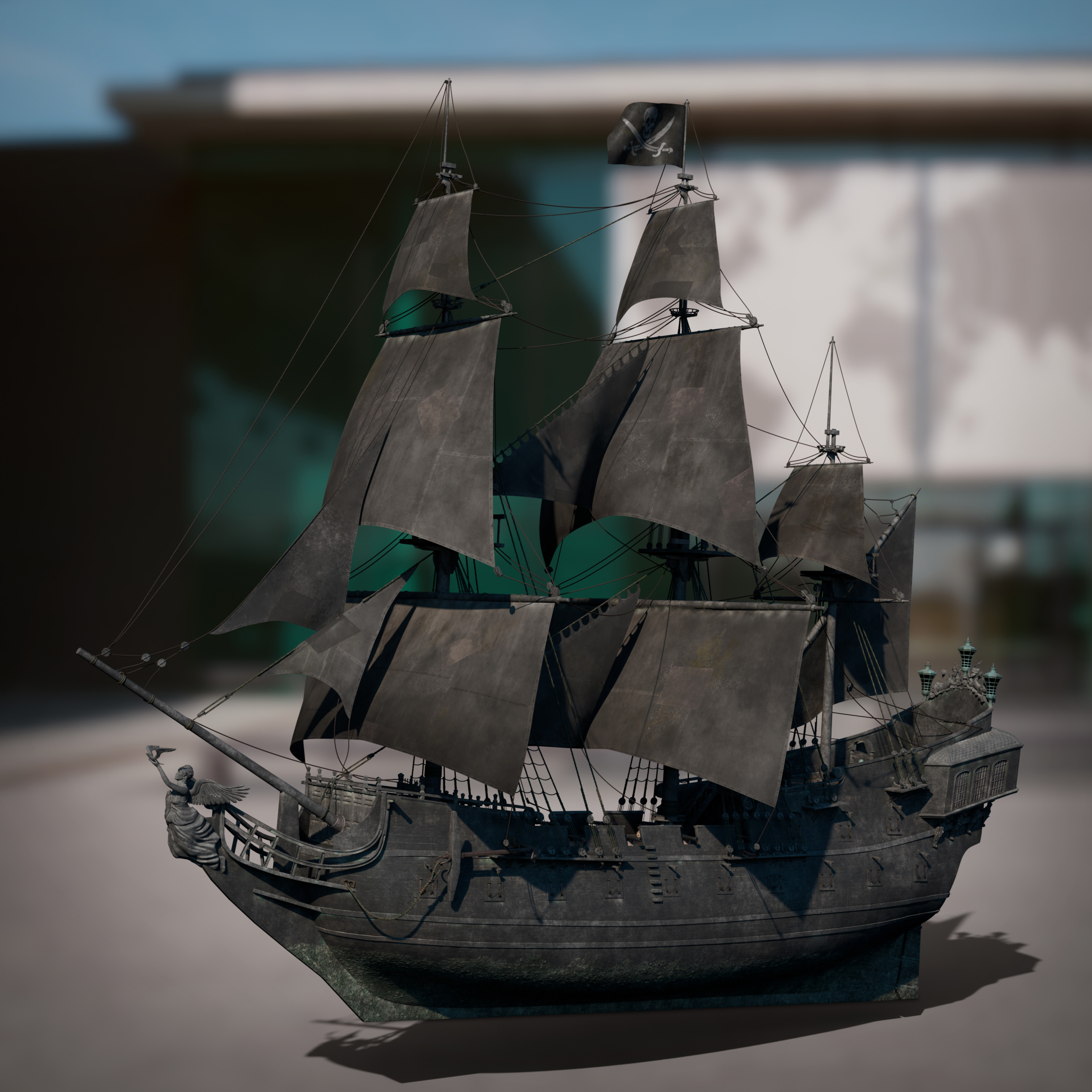 black pearl tribute ship uv texture