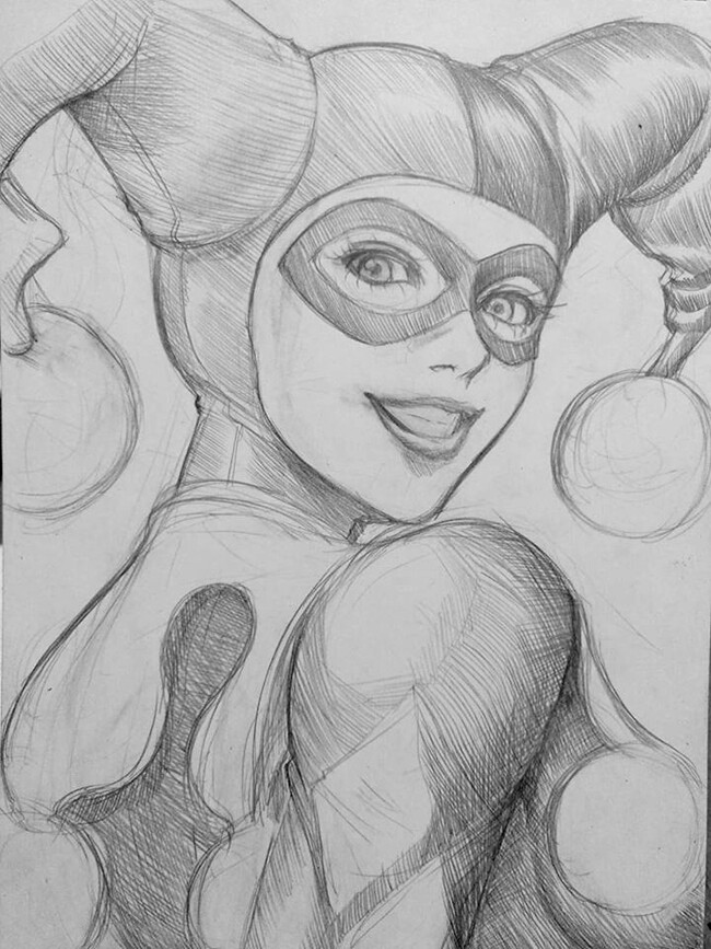 Artstation Harley Quinn Gustavo Garcia