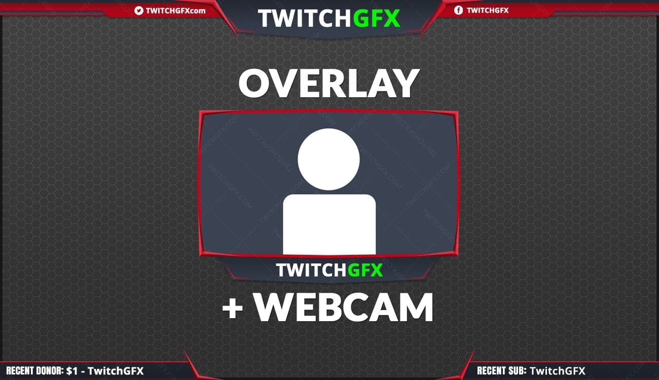 Ruby Twitch Overlay with Web Cam