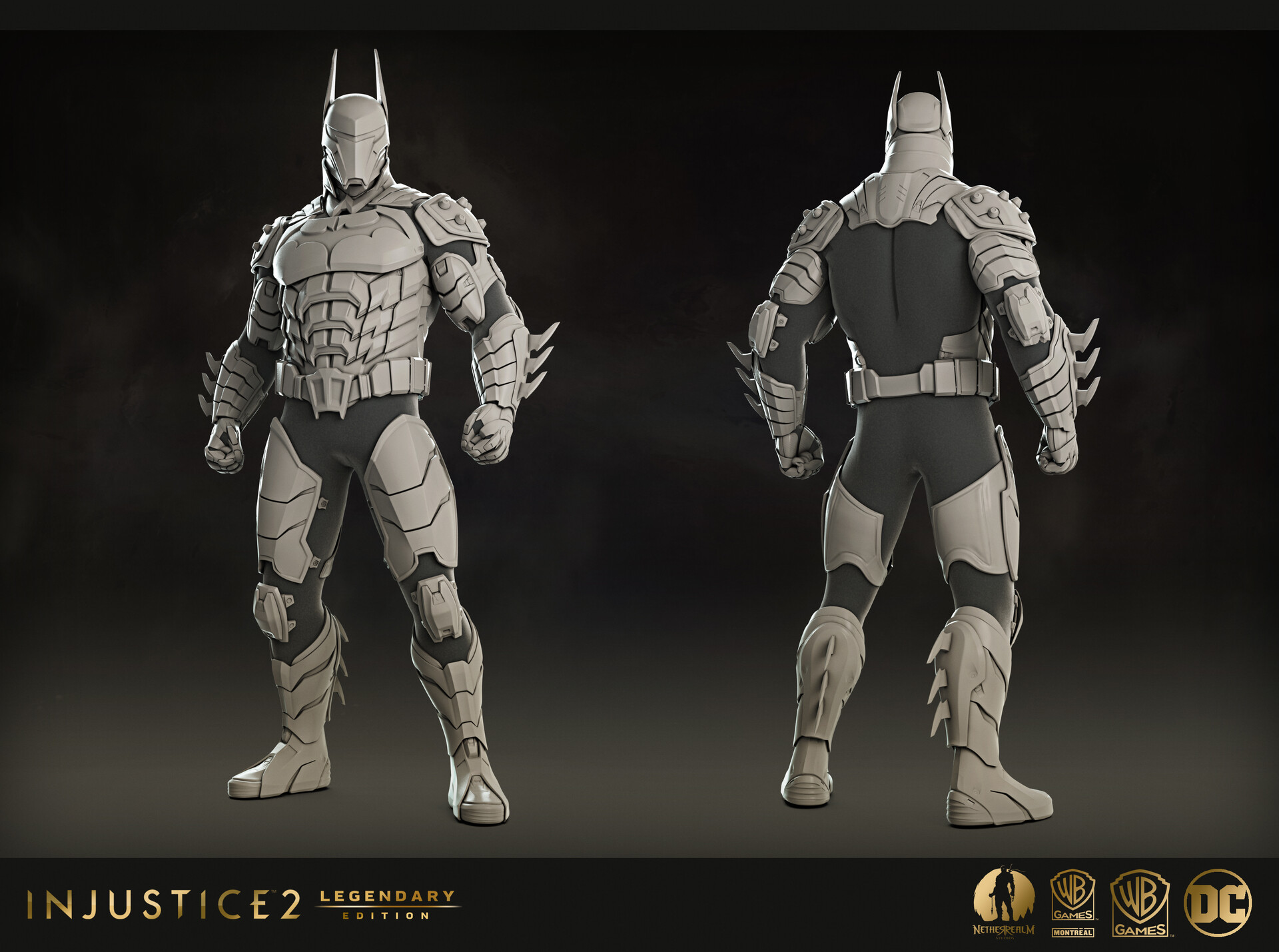 Artstation Batman Epic Gears Injustice 2 Legendary Edition Ludovic Pinard