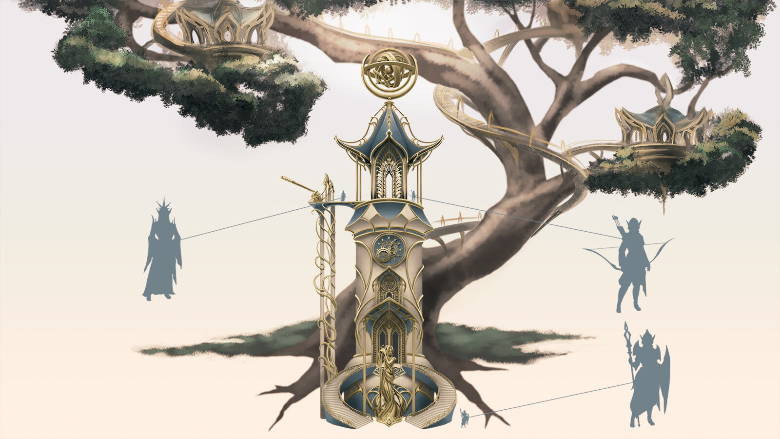 Astrological Elven Tower