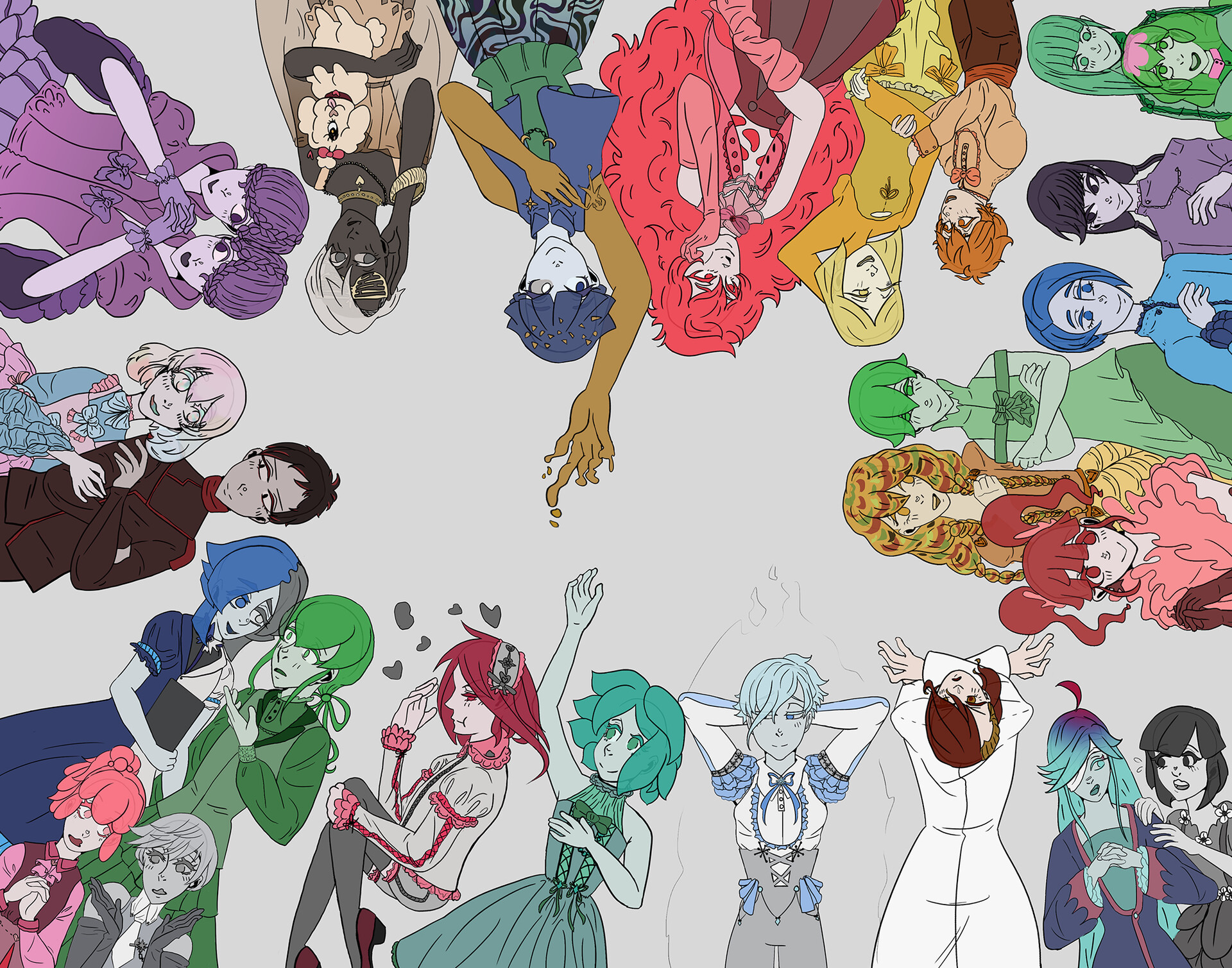 Sabrina Waller A commissioned work for a houseki no kuni original character padparadscha. none