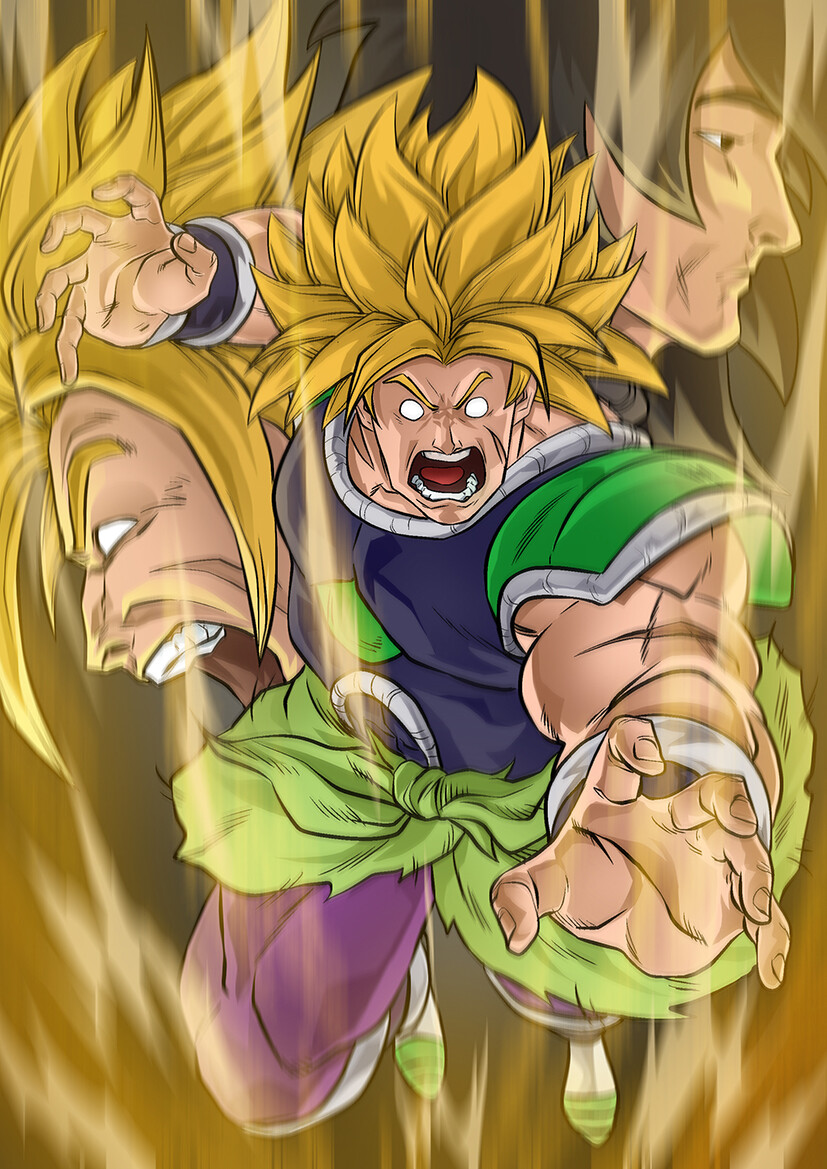 Artstation Broly Fan Art Nicolas Cerone