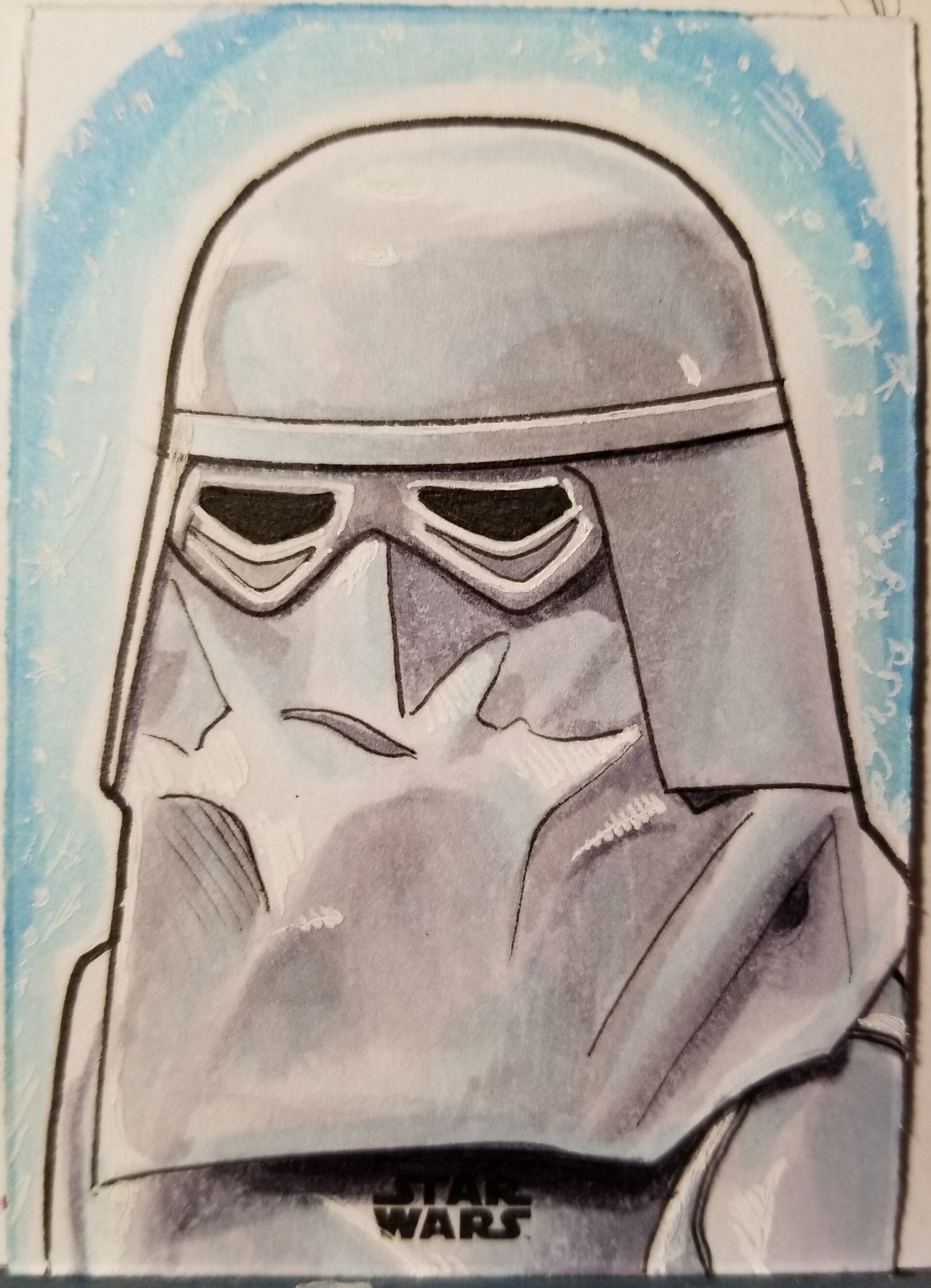 Topps Star Wars Sketch Card First Order Trooper | eBay