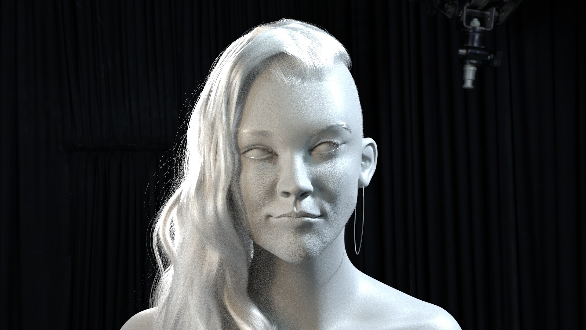 ArtStation Likeness sculpt exercise Natalie Dormer