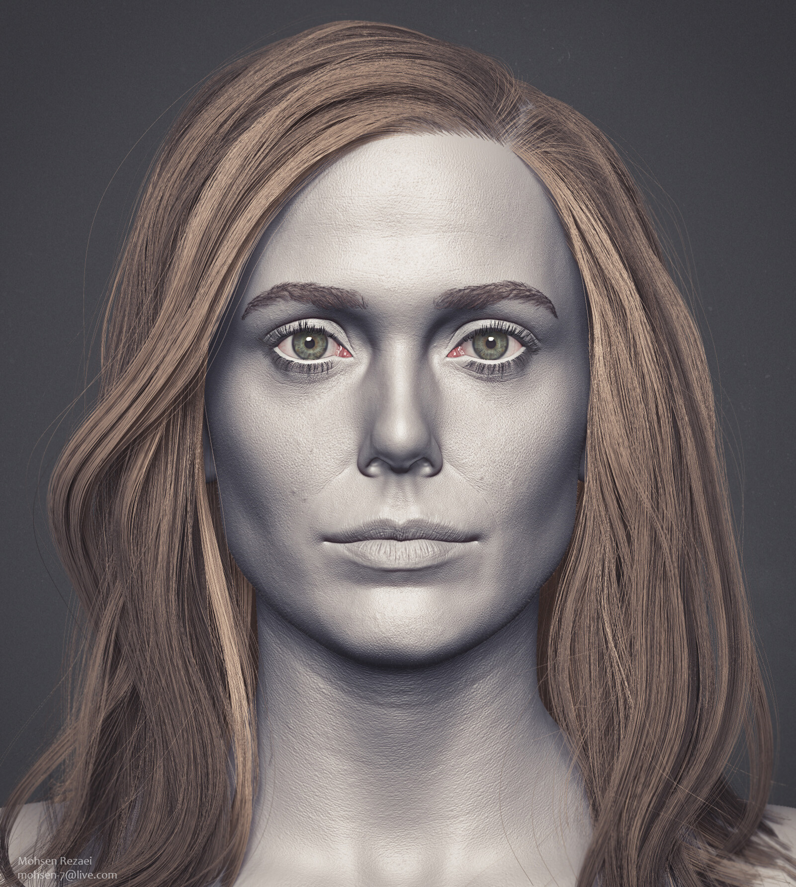 Mohsen Rezaei Elizabeth Olsen Portrait