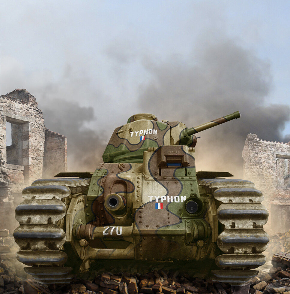 Artstation Char B1 Bis Valery Petelin