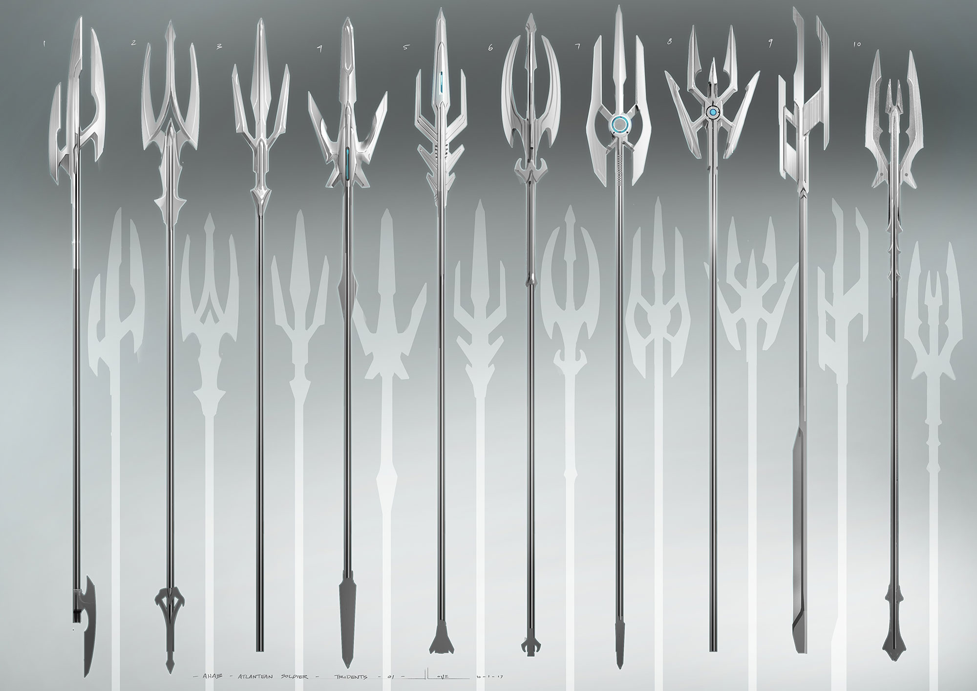 Jeremy Love - AQUAMAN - Weapons