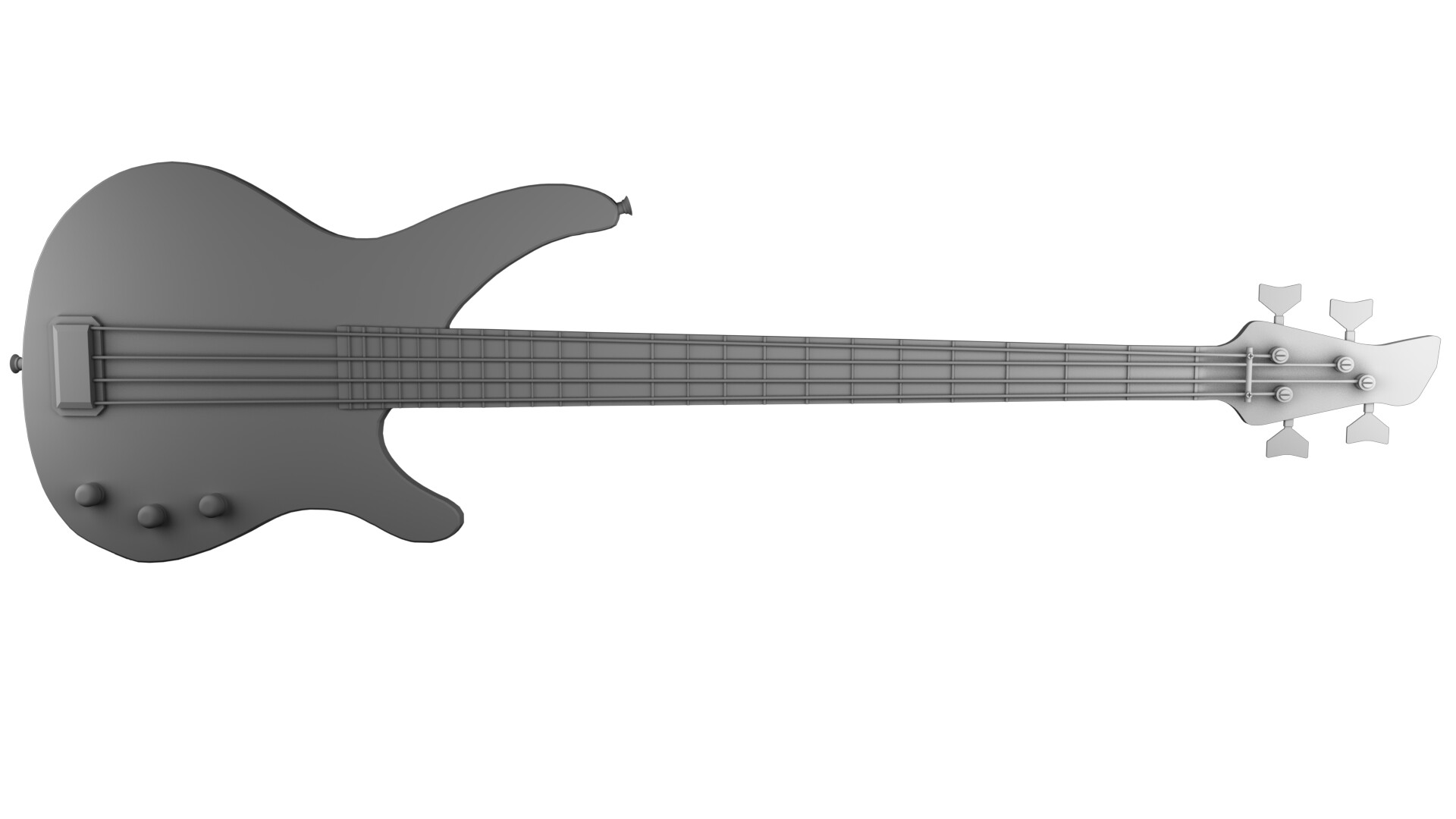 ArtStation Electric Guitar (Not Textured)