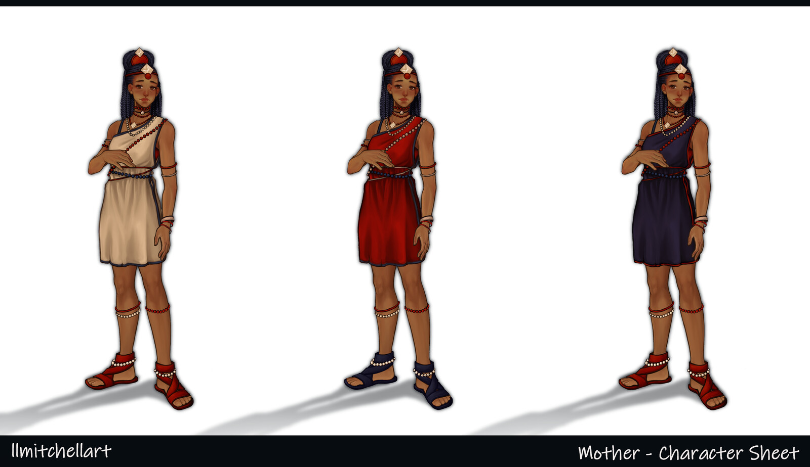 Mother Character Concept - Color Exploration