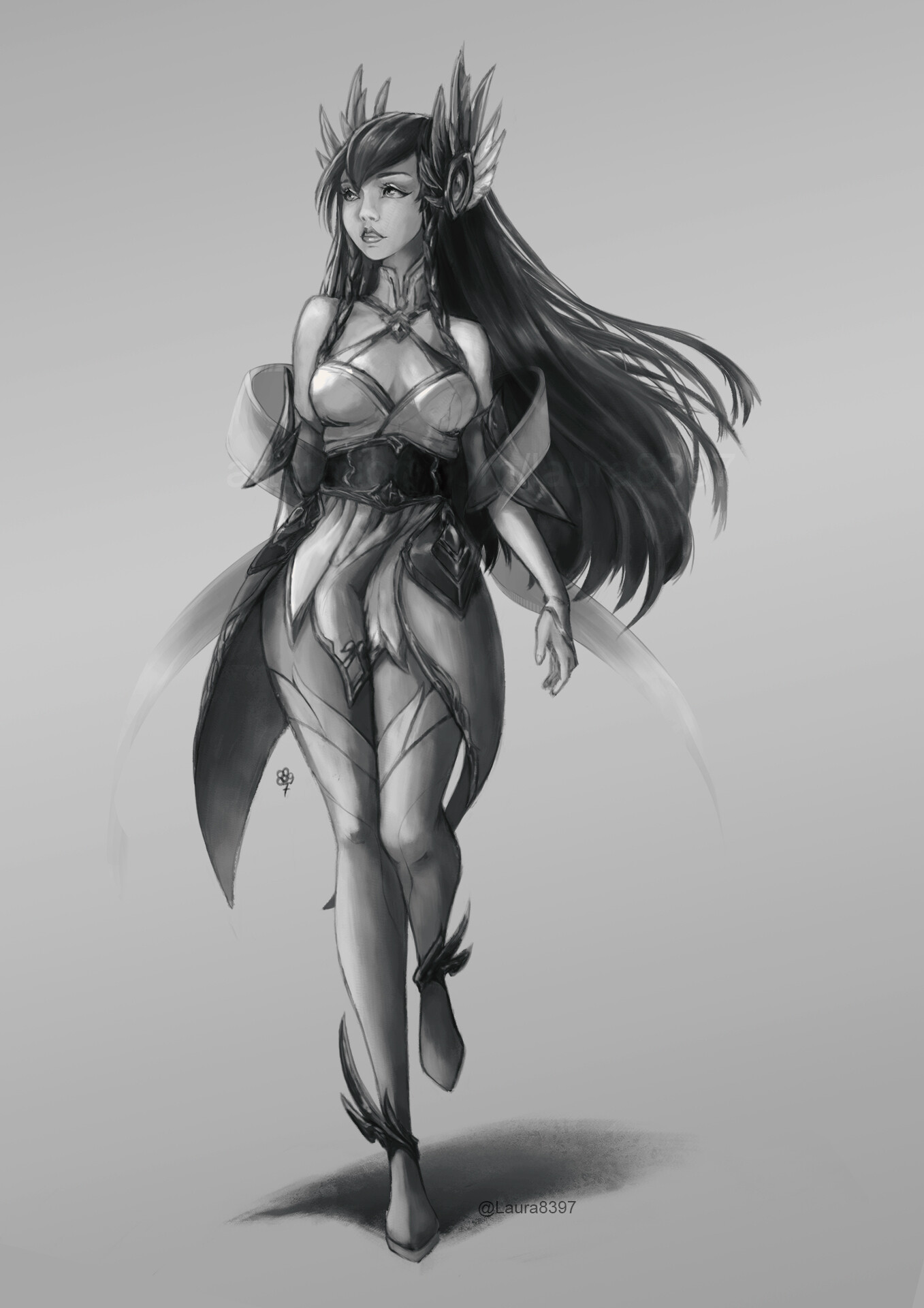 divine sword irelia statue