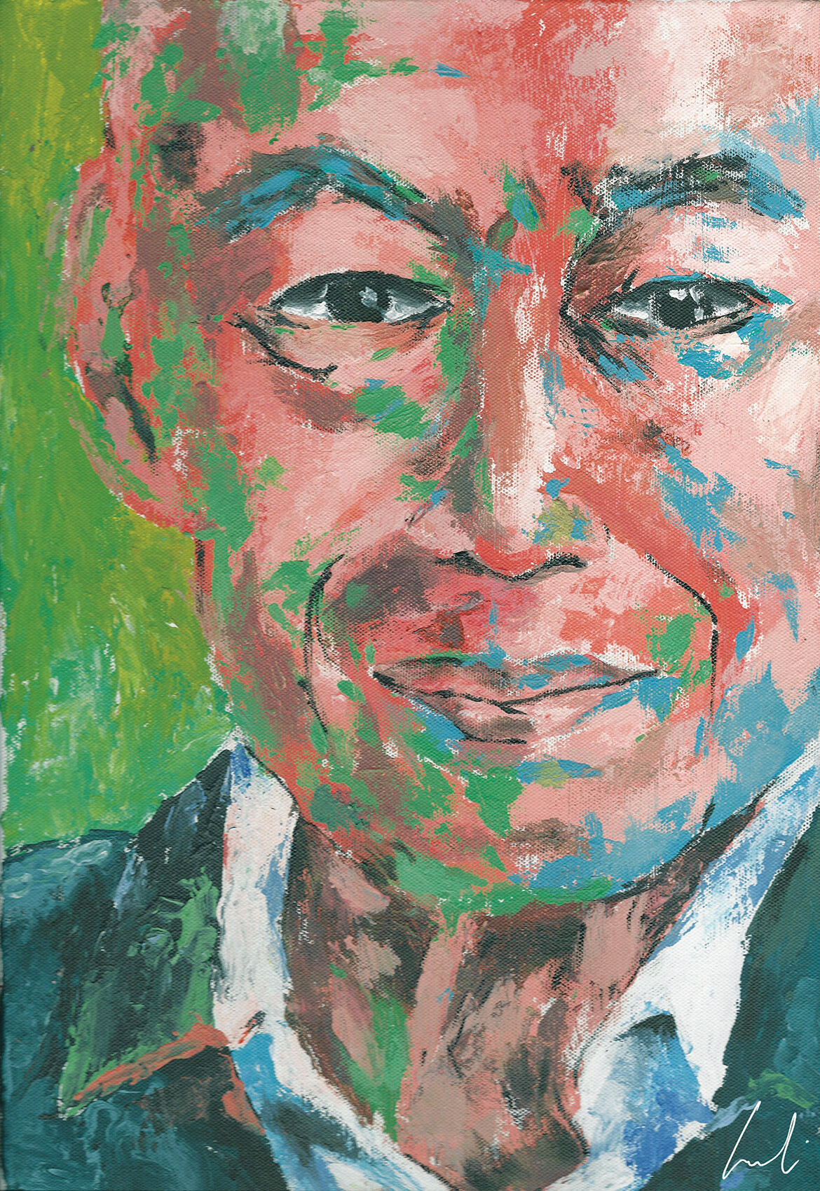 Artstation Inspired Painting Of Late Mr Lee Kuan Yew Gusto Lincoln