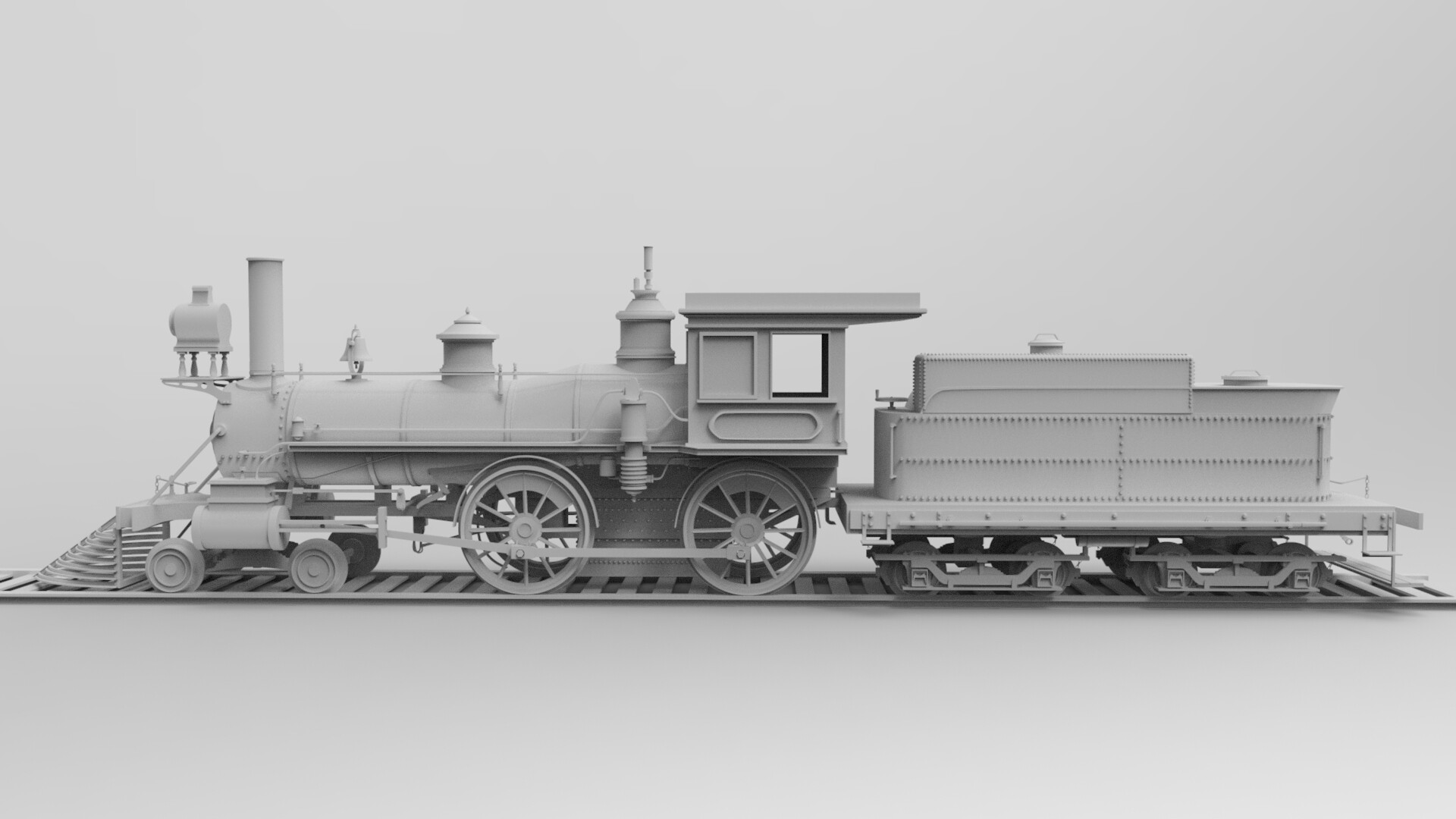 Artstation Reno Locomotive 3d Model Uttam Kashyap