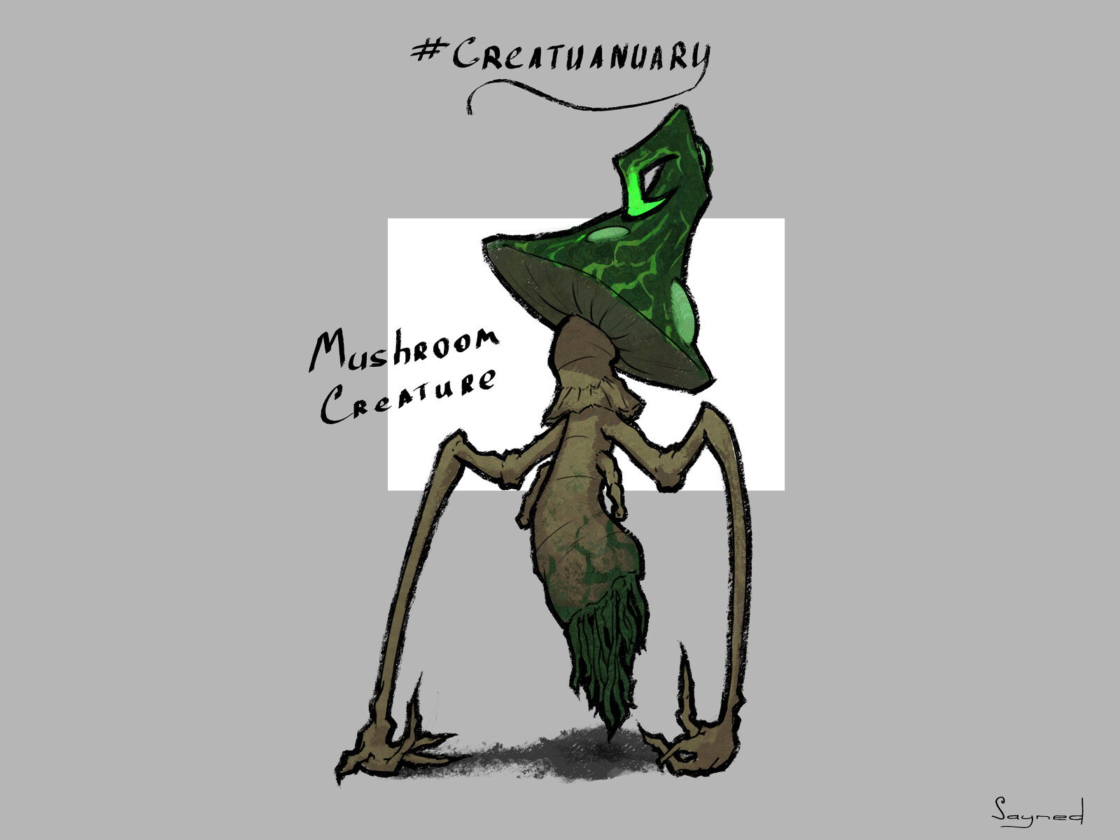 Day 11. Mushroom Creature