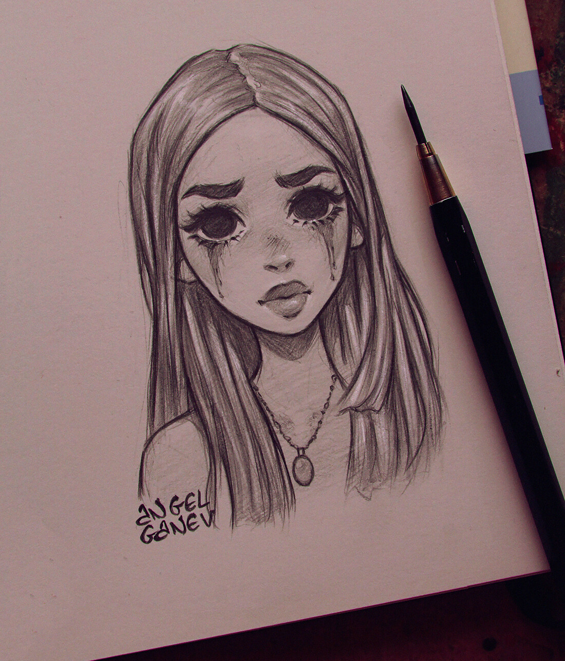 Angel Ganev Pencil Sketches 📐