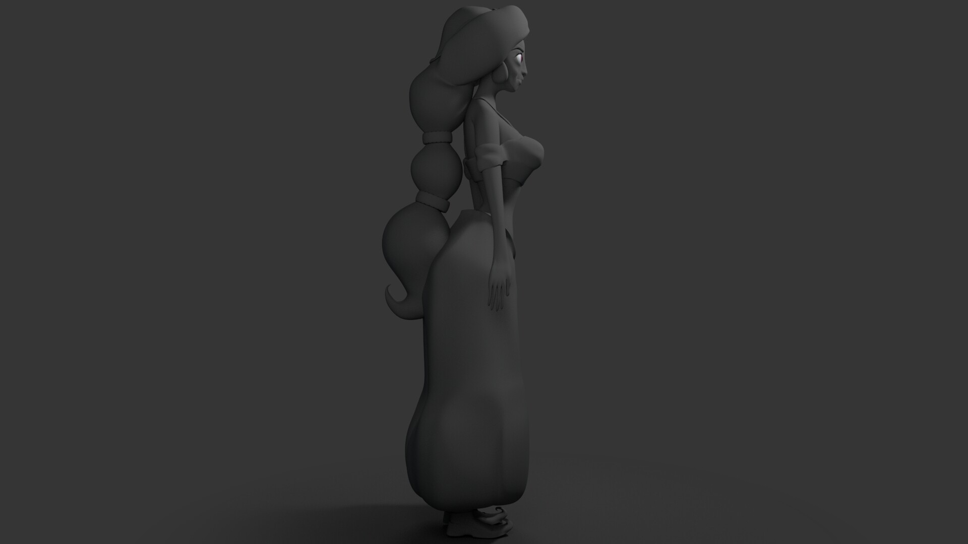 Artstation 3d Animation Character Princess Jasmine From Aladdin