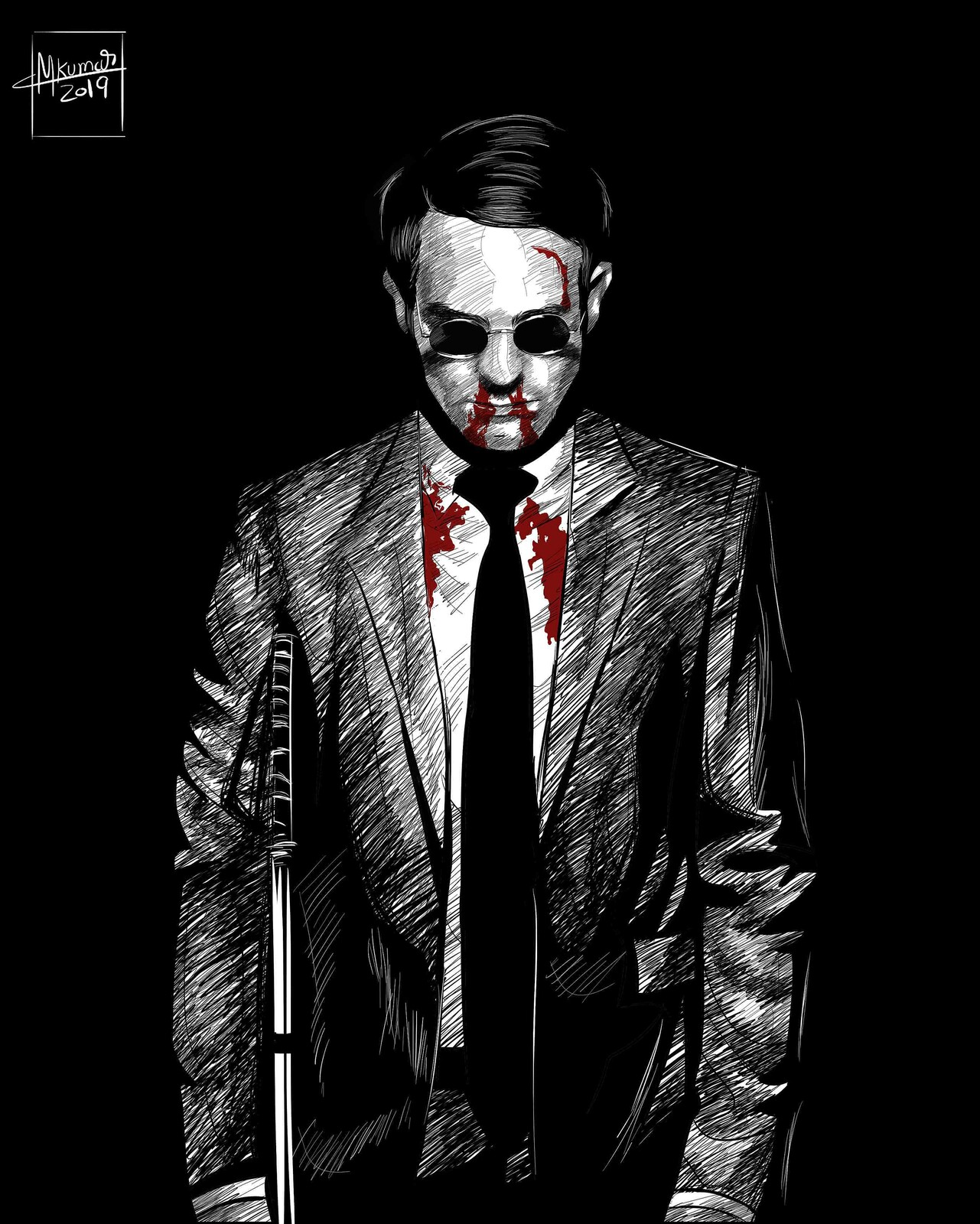 Daredevil B/W